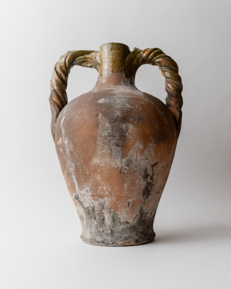 Antique 18th Century Terracotta Amphora by Bottega Jacobs | The Oblist — handcrafted earthy tones