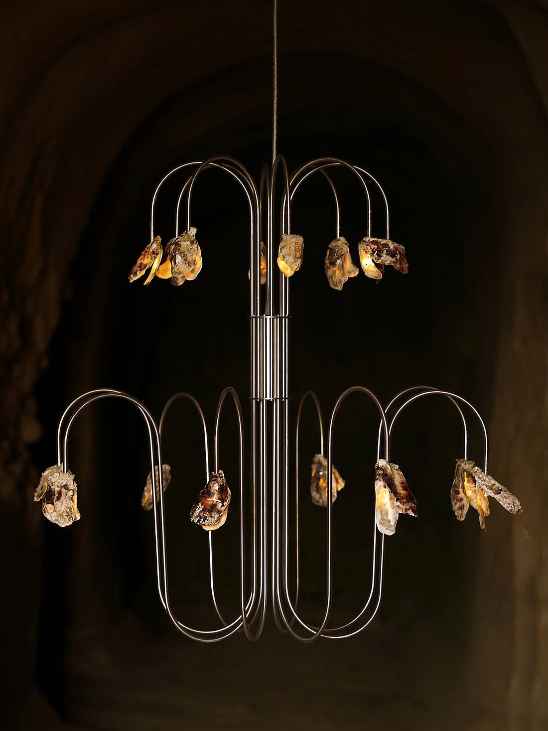 Chandelier With The Oysters by Touch With Eyes | The Oblist