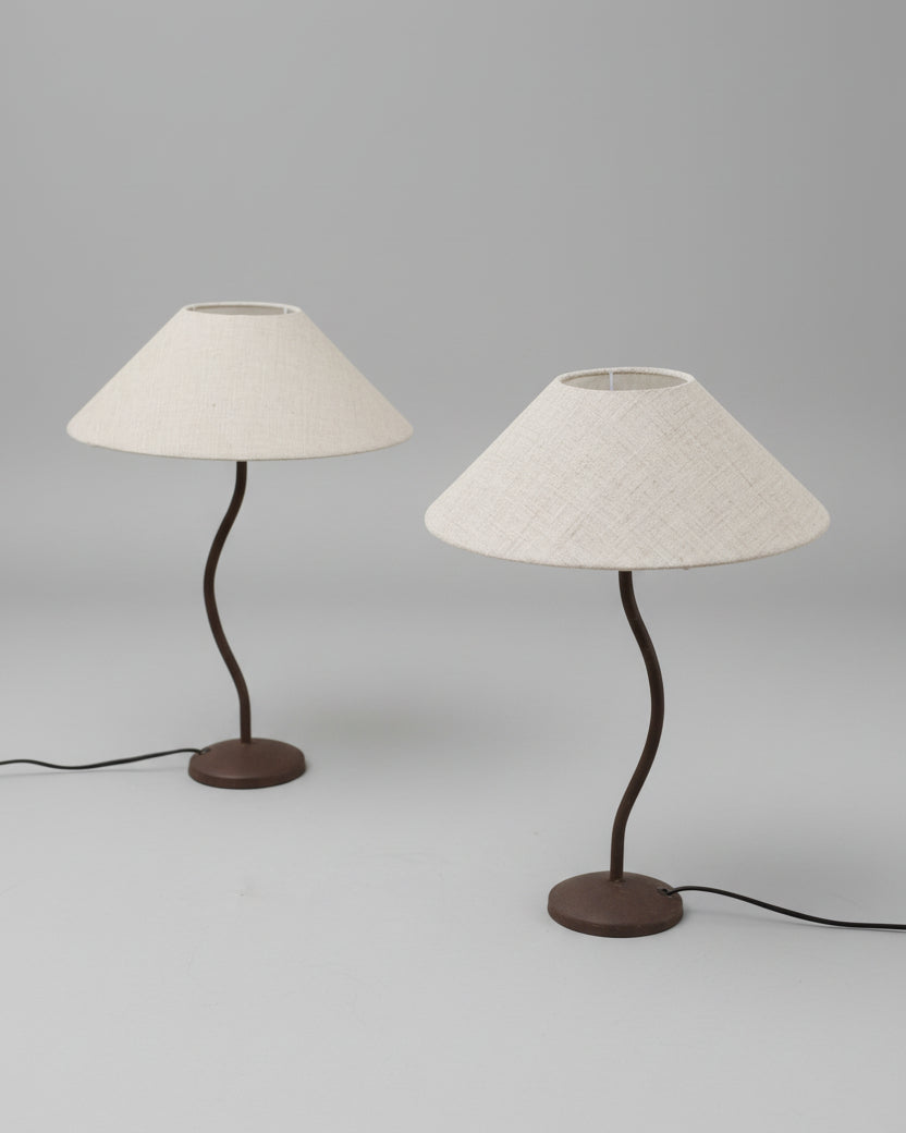 GIORGO by SÒLER | The Oblist — metal base, linen shade