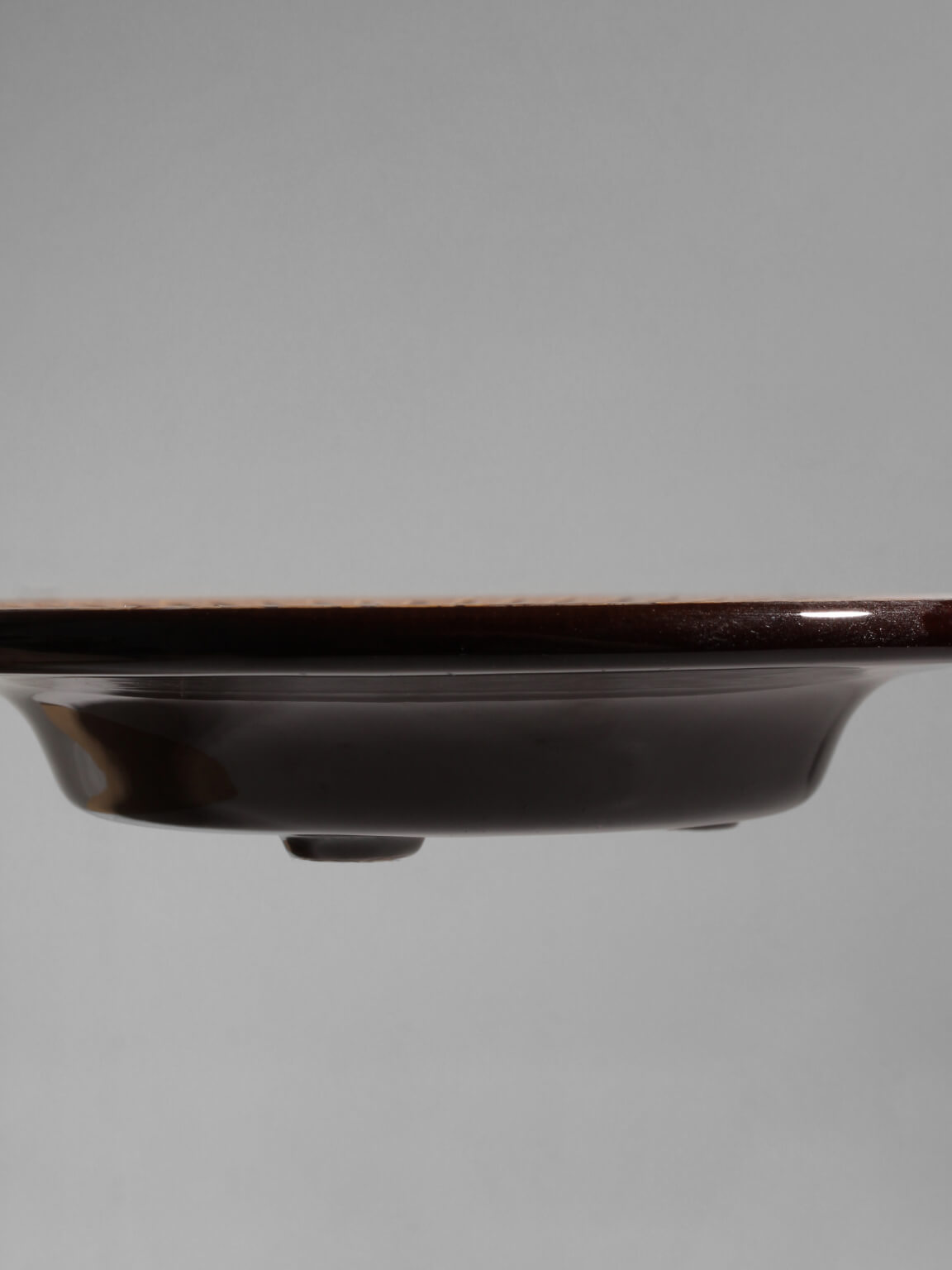Eke Bjerén Decorative Sunflower Ceramic Plate — side angle