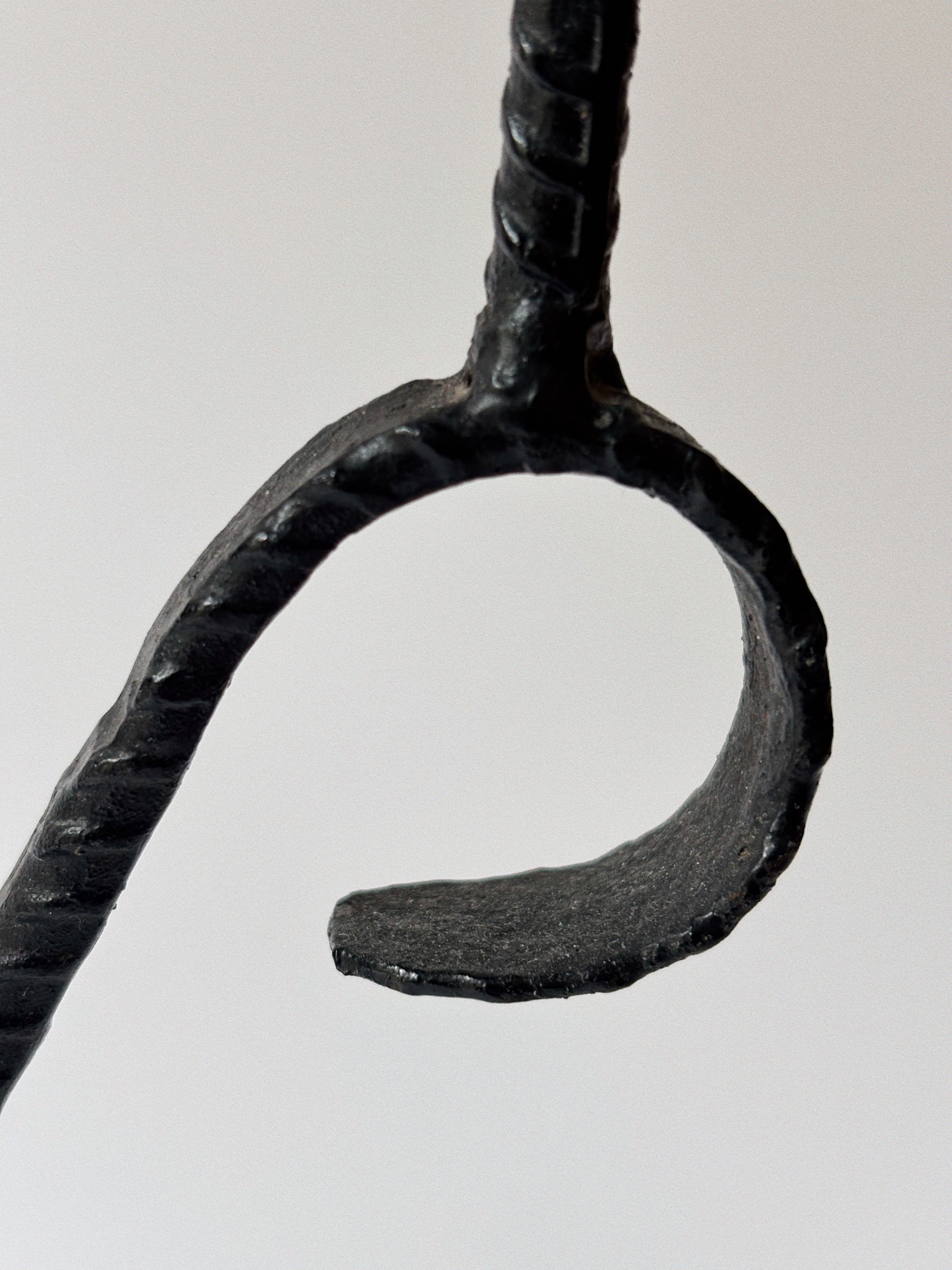 Folk Art Metal Candelabra, Poland — lifestyle setting