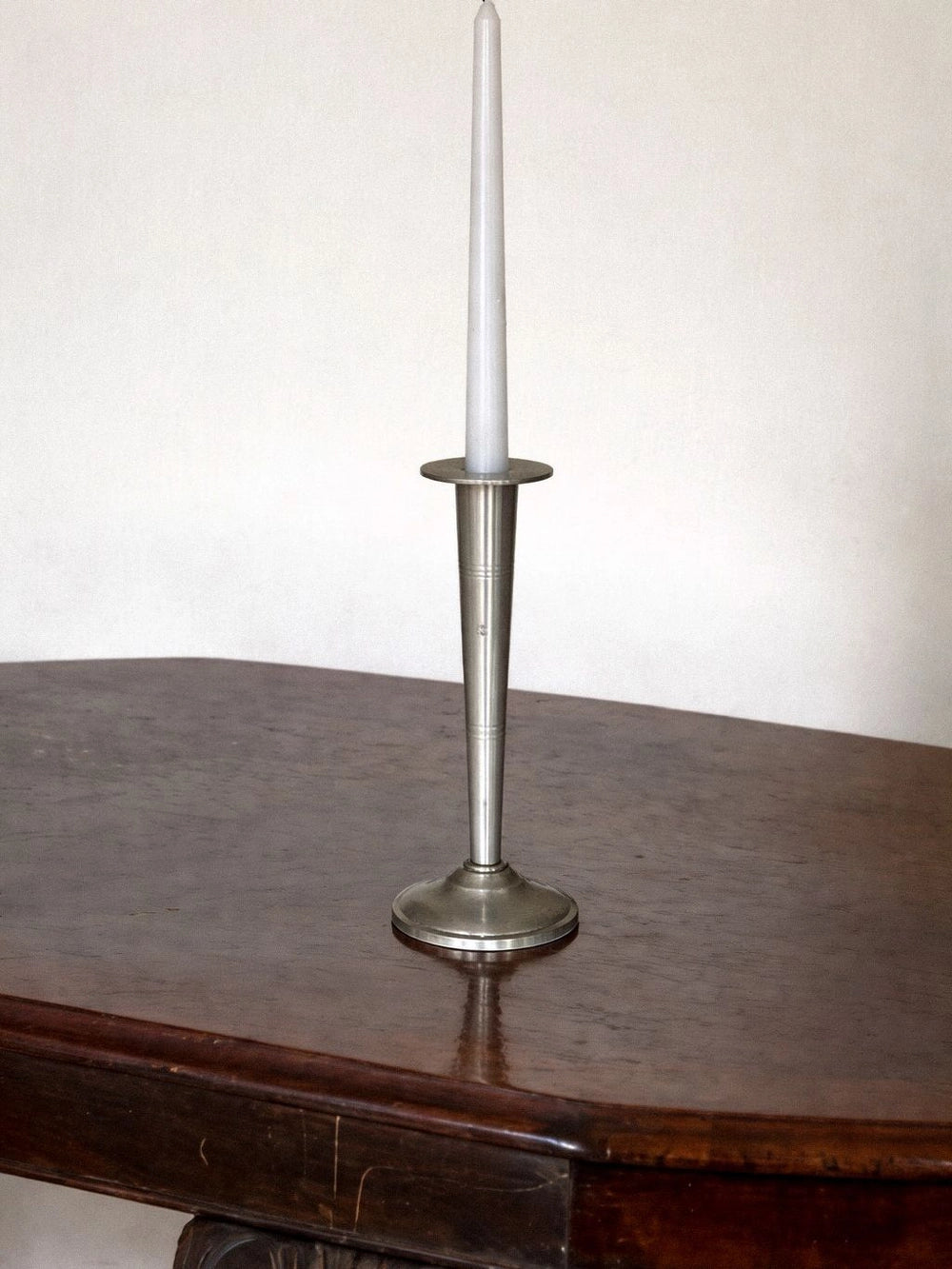 Vintage Candle Holders in Chrome - Dutch Collection — lifestyle setting