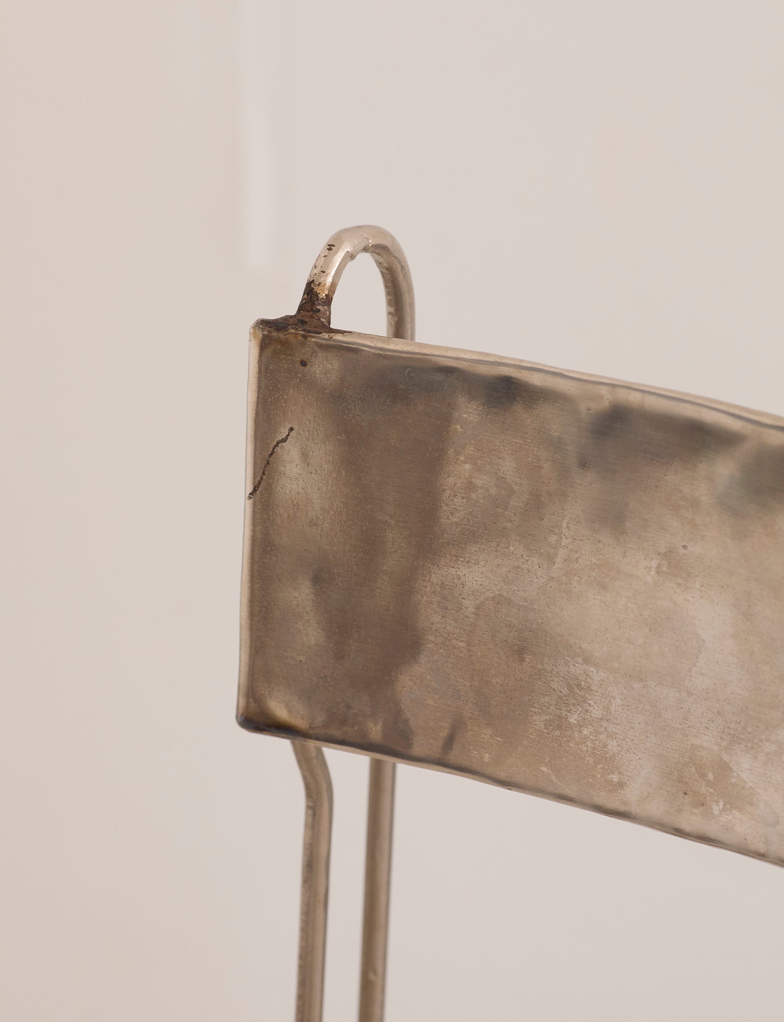 Set of 4 Metal Artist Dining Chairs from France Circa 1960-70