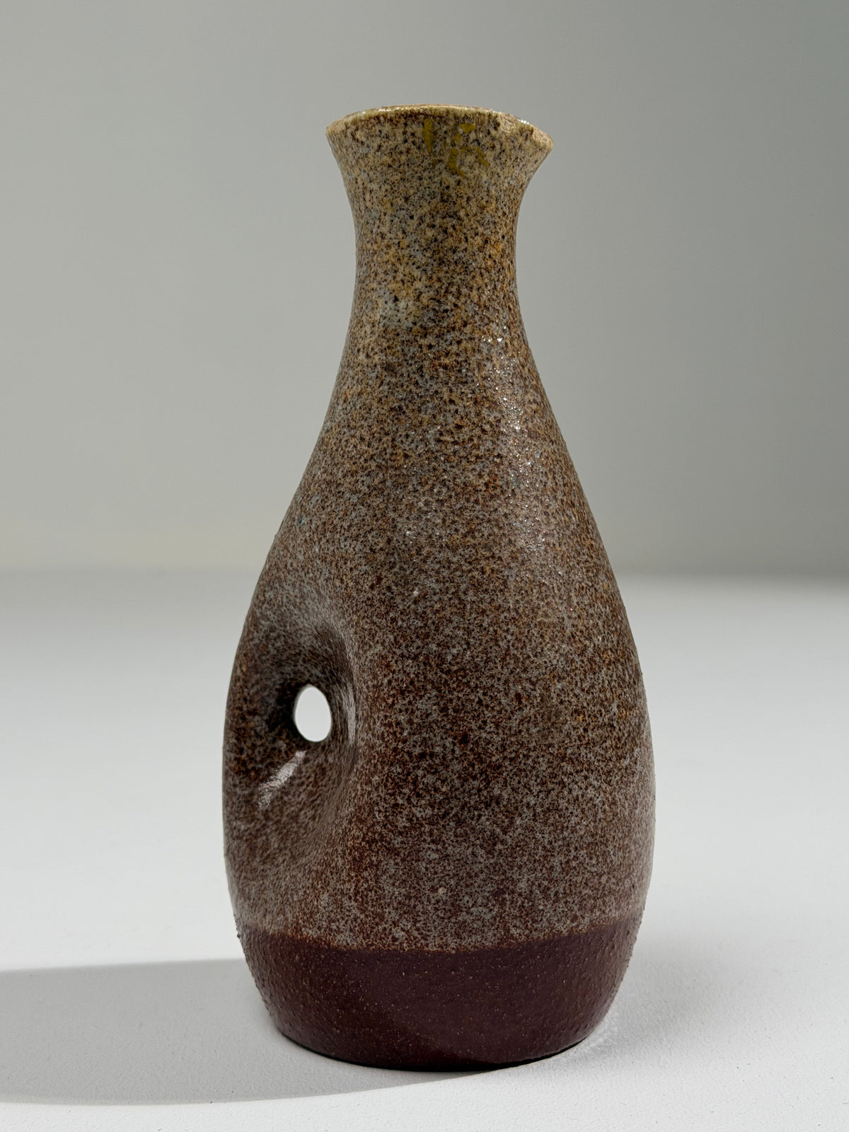 Ceramic pitcher with a pinched handle, Les Potiers d’Accolay, France, circa 1960 by Figuresdesign | The Oblist