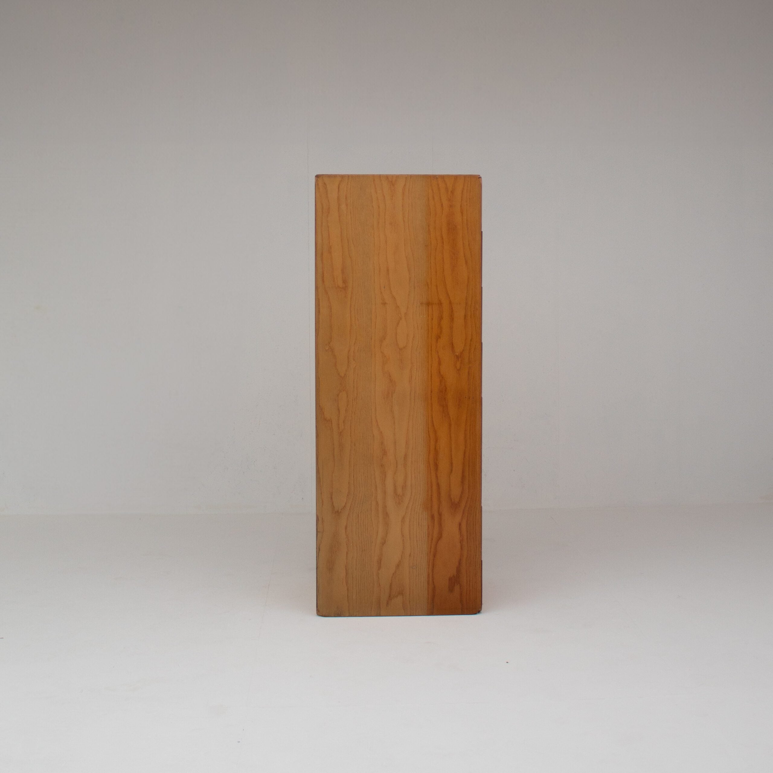 Tall Wooden Drawer Cabinet by Derk Jan De Vries — close-up
