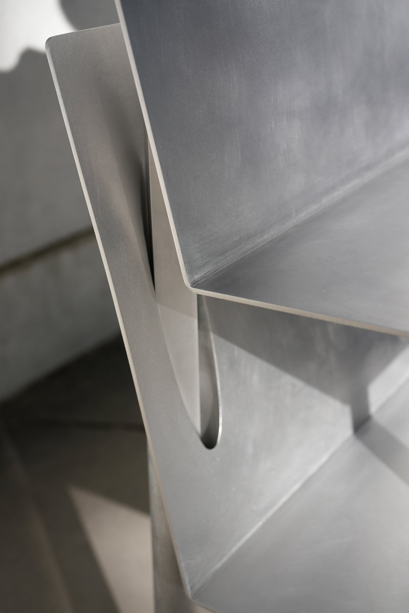 MASTER & MARGARITA — close-up of brushed metal surface detail