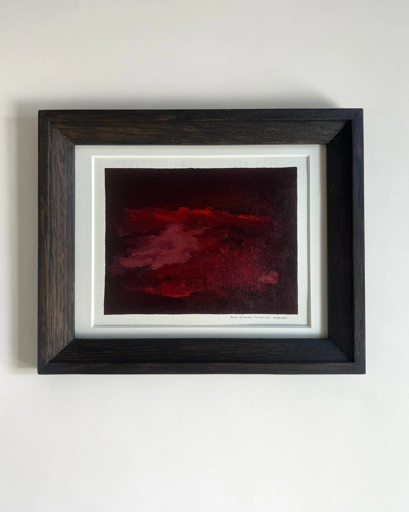 Burgundy Night (2026) - Oil Painting by Aimée Adriaansen by Aimée Adriaansen | The Oblist