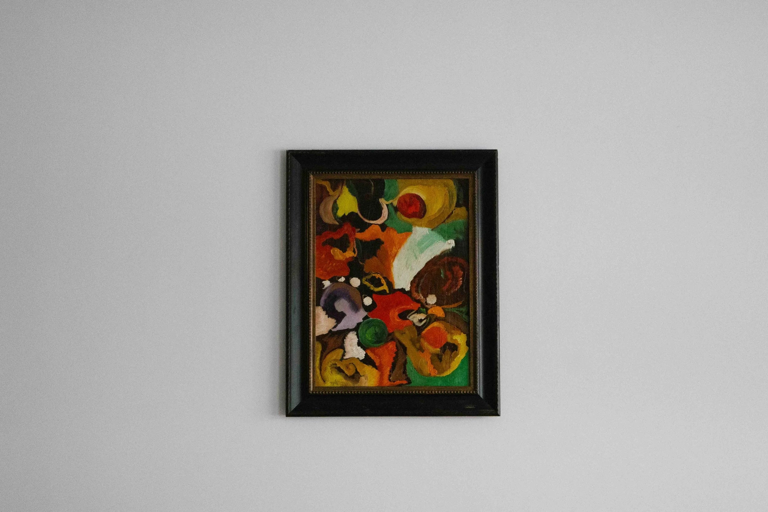 1978 Expressive Composition, J. Romai — close-up