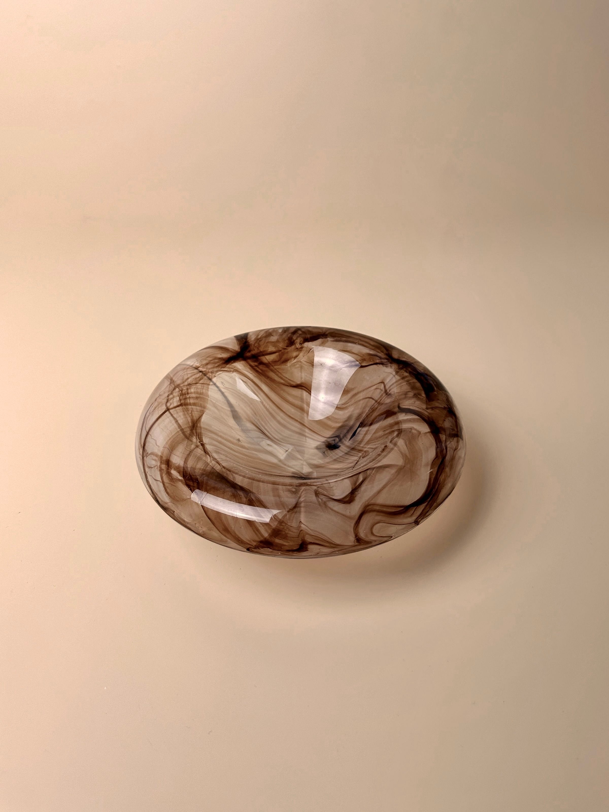 German Art Deco Cloud Glass Bowl around 1930