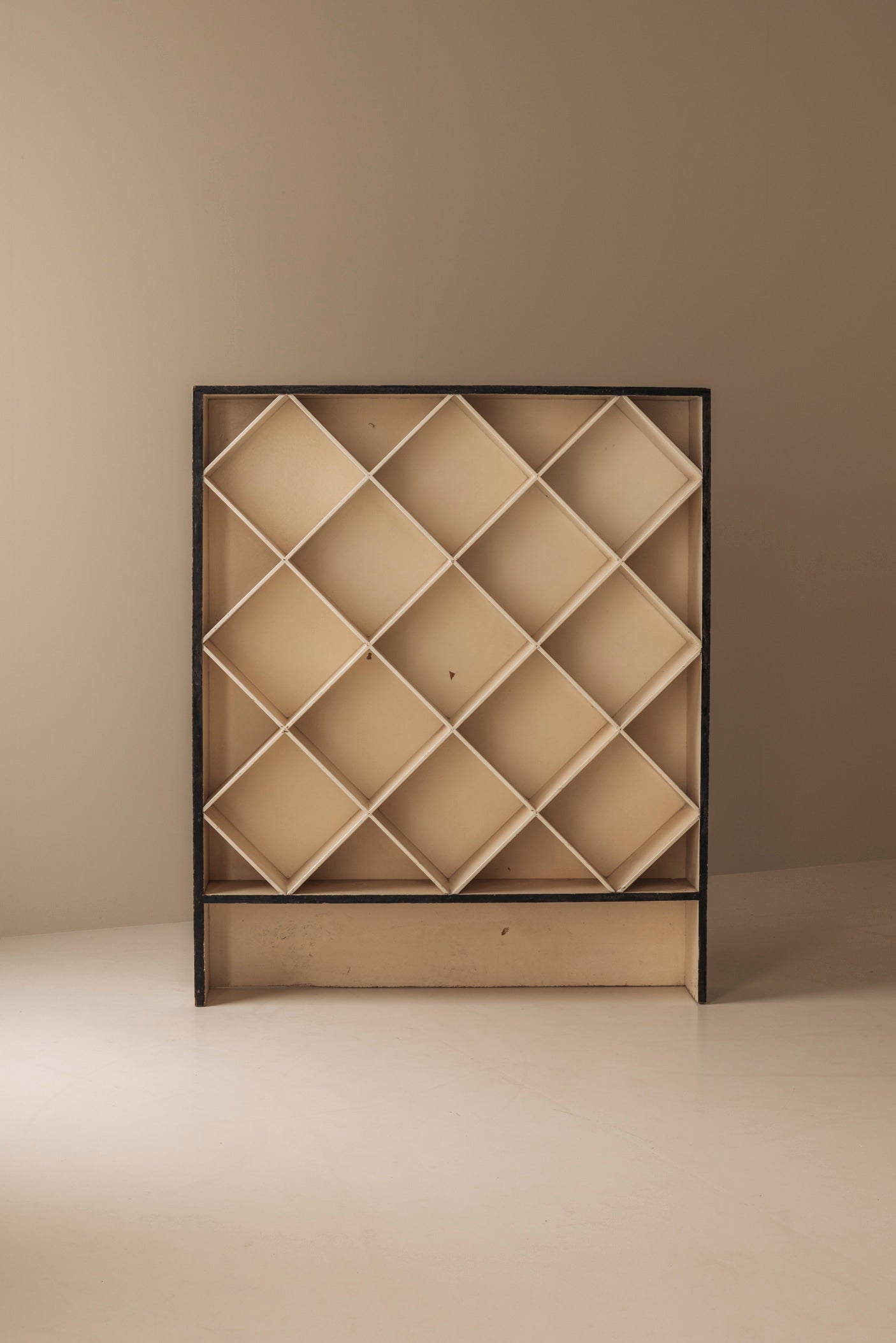 Geometric open bookcase, France 1950s. — lifestyle setting