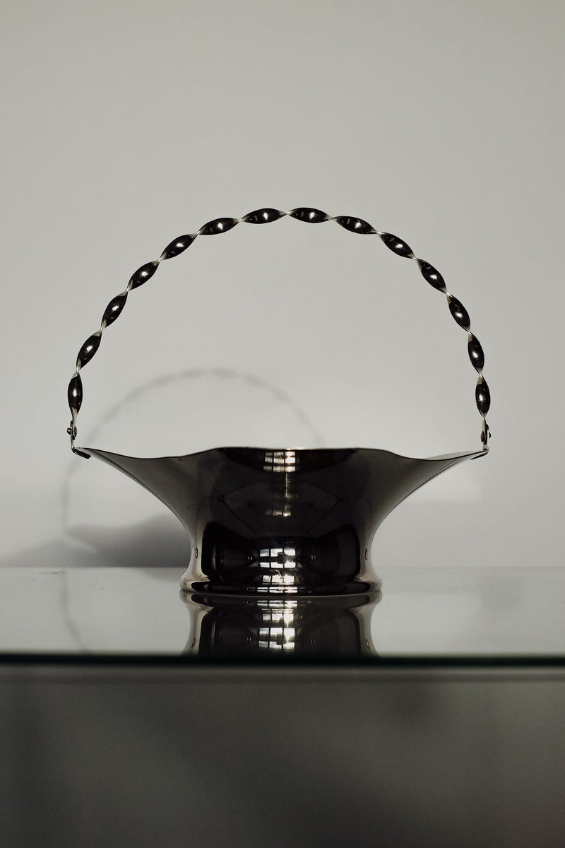 Basket With Twisted Hand Barrel by septembre studios | The Oblist