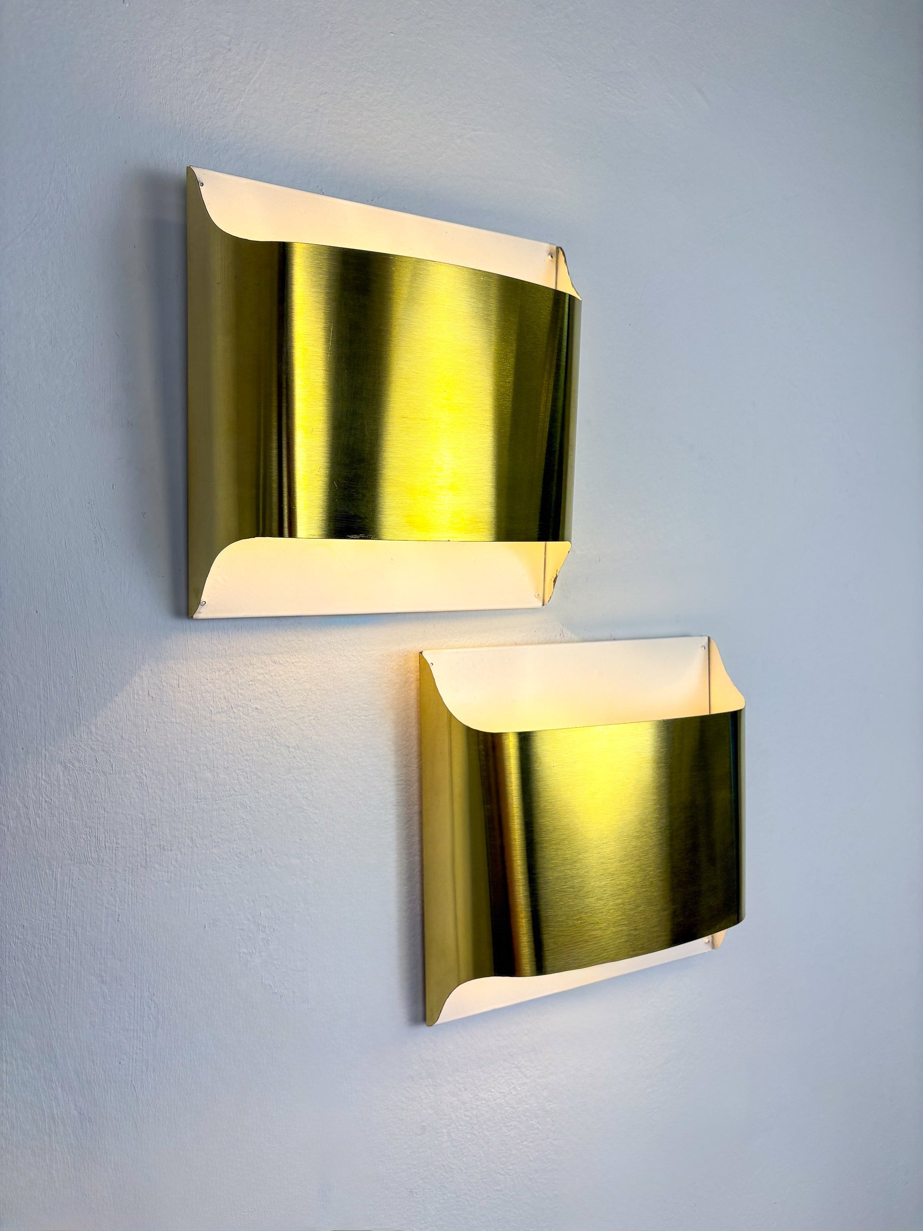 Pair of Dieter Witte Wall Lamps for Staff Leuchten - Germany 1970s — detail view