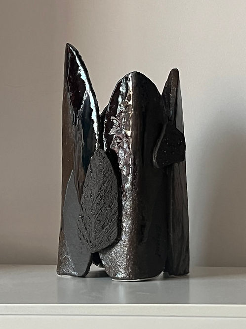 HENRI Black Hurricane Candle Holder by Katia Langeard | The Oblist