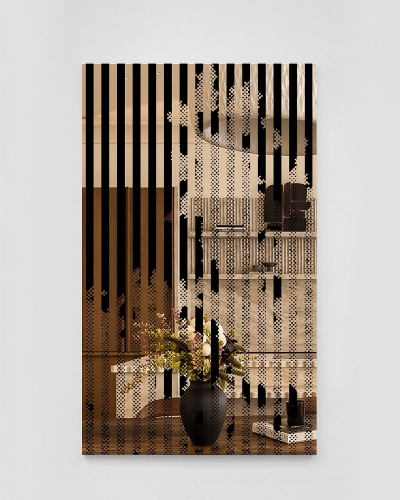 Sculpture miroir minimalisme - OSMOSE BANDE DE 2 N°10 by Paul Gallaud Studio | The Oblist