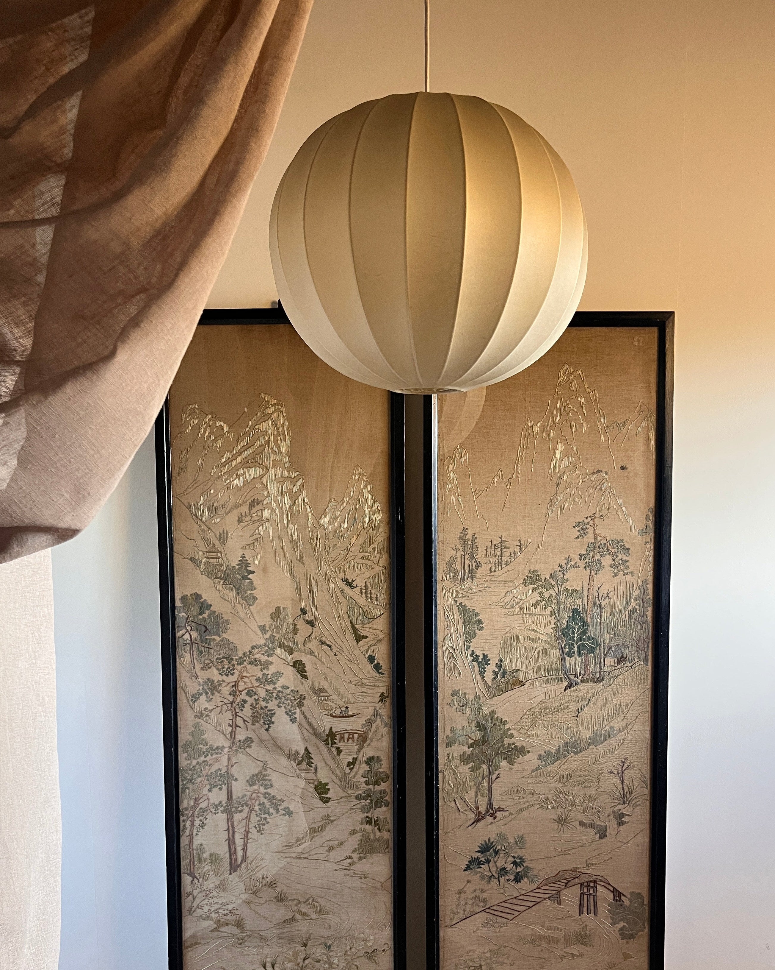 Large Italian Cocoon Pendant