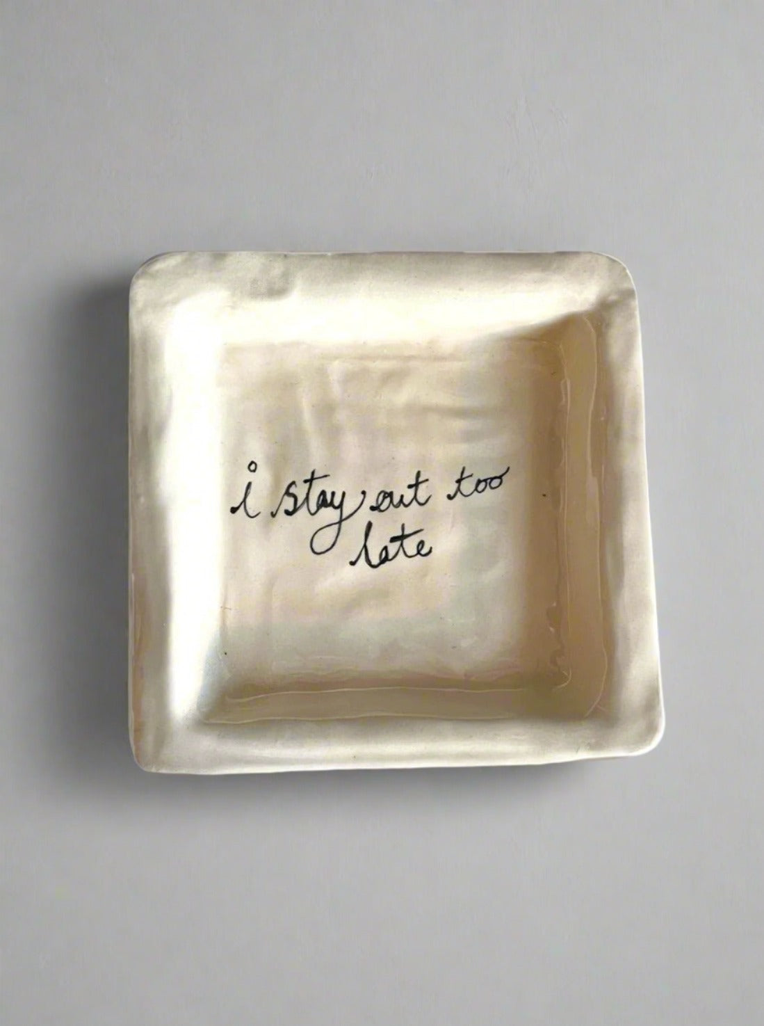 I Stay Out Too Late - Vintage Black by L&Clay Ceramics | The Oblist