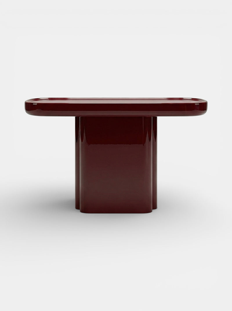 Ugo Bordeaux Lacquered Wood by Marbera | The Oblist