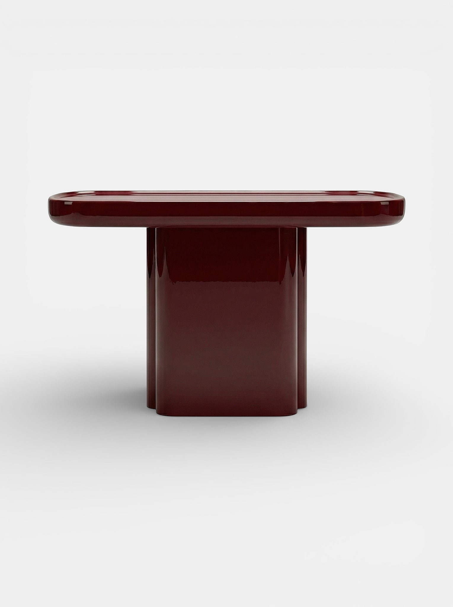 Ugo Bordeaux Lacquered Wood by Marbera | The Oblist