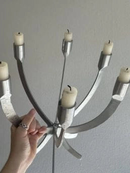 Vintage Candle Holder in Metal - Vintage IKEA Collection — detail view