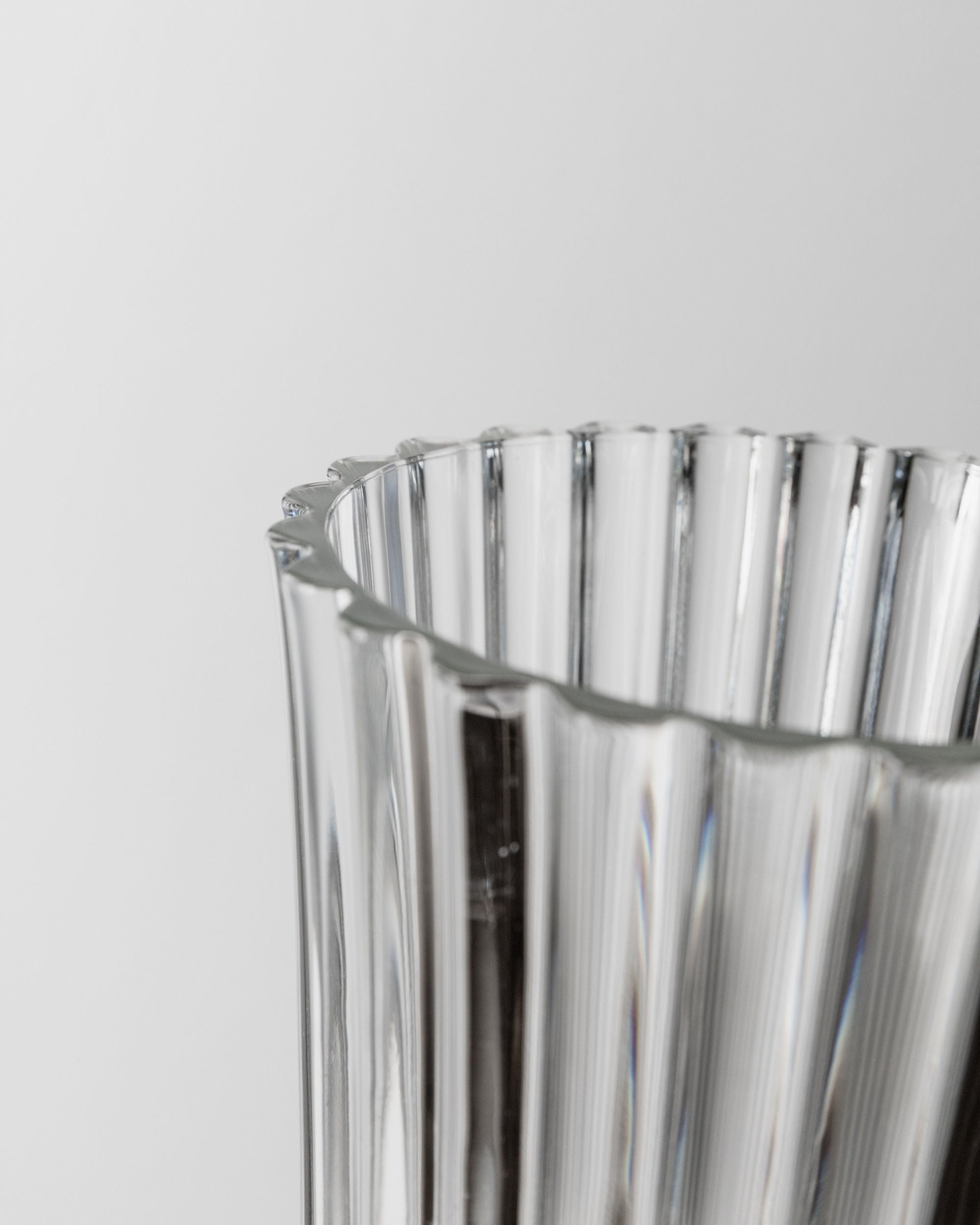 Clear Glass Vase by Luminarc, France 1970s