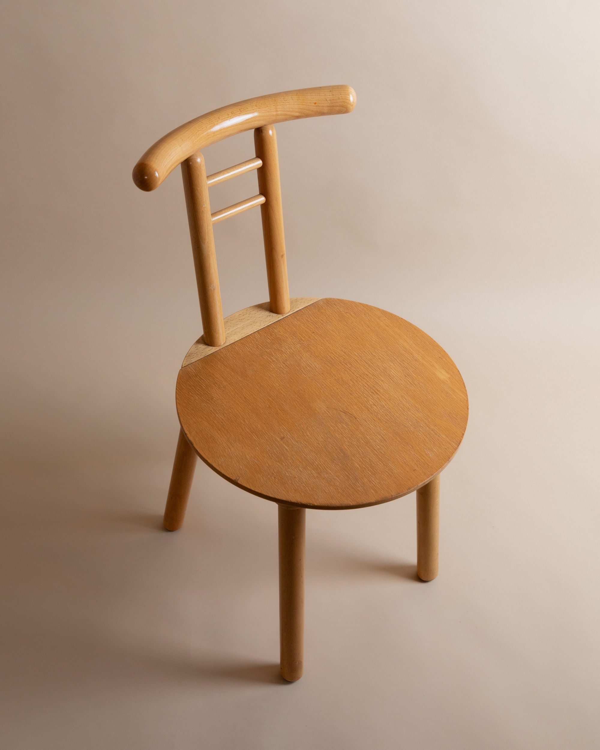 Wooden Chair, Italy 1980s