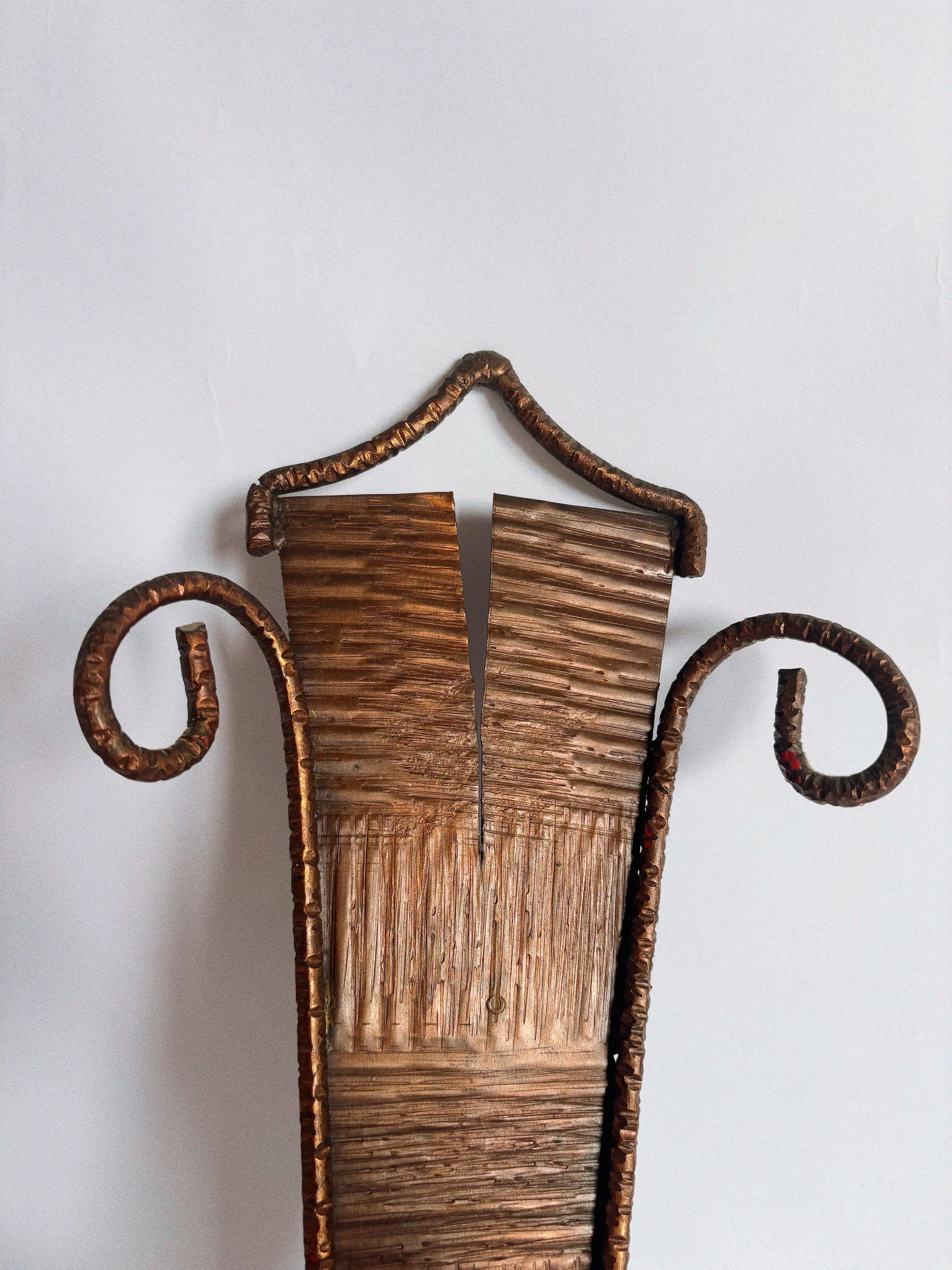 Metalwork Wall Candleholder
