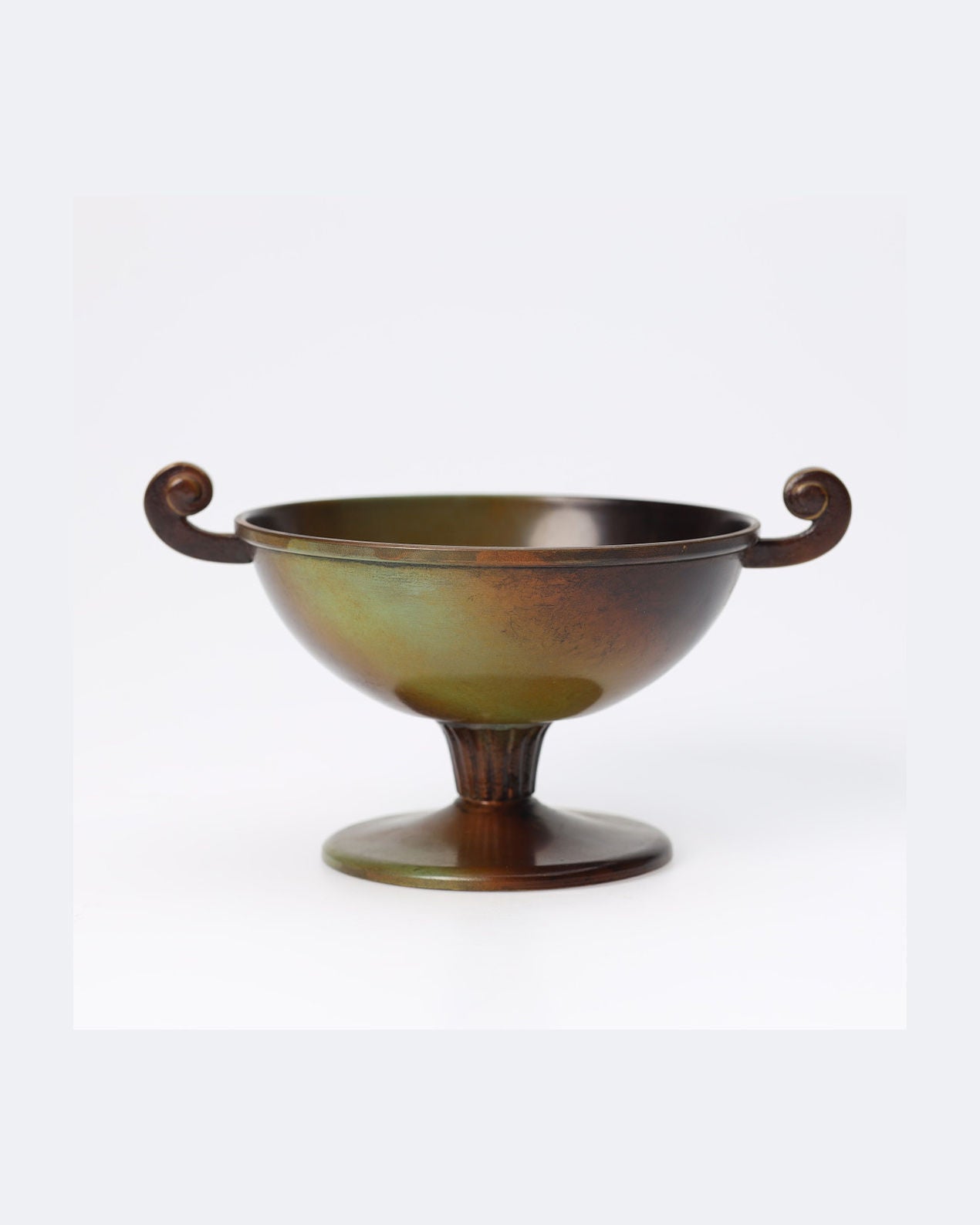 Small Tazza by Carl-Einar Borgström for Ystad Brons, Sweden