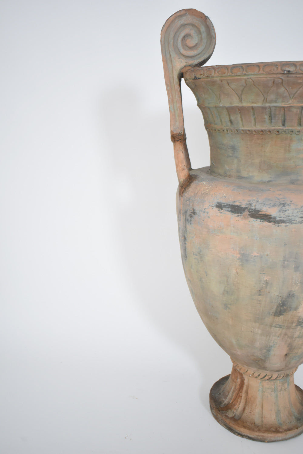 Terracota Neoclassical Vase, 1910s