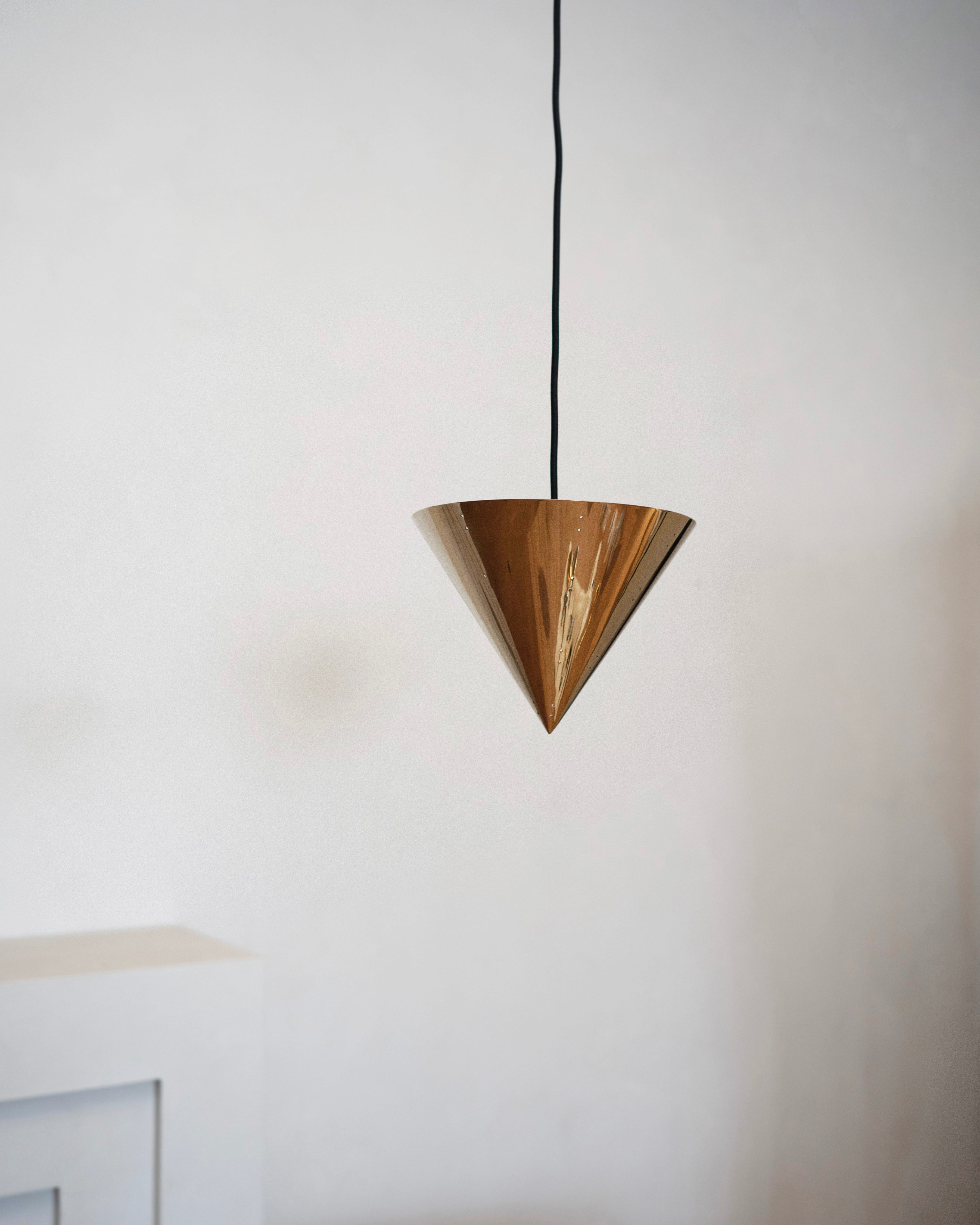 October Ceiling Lamp - Polished Brass