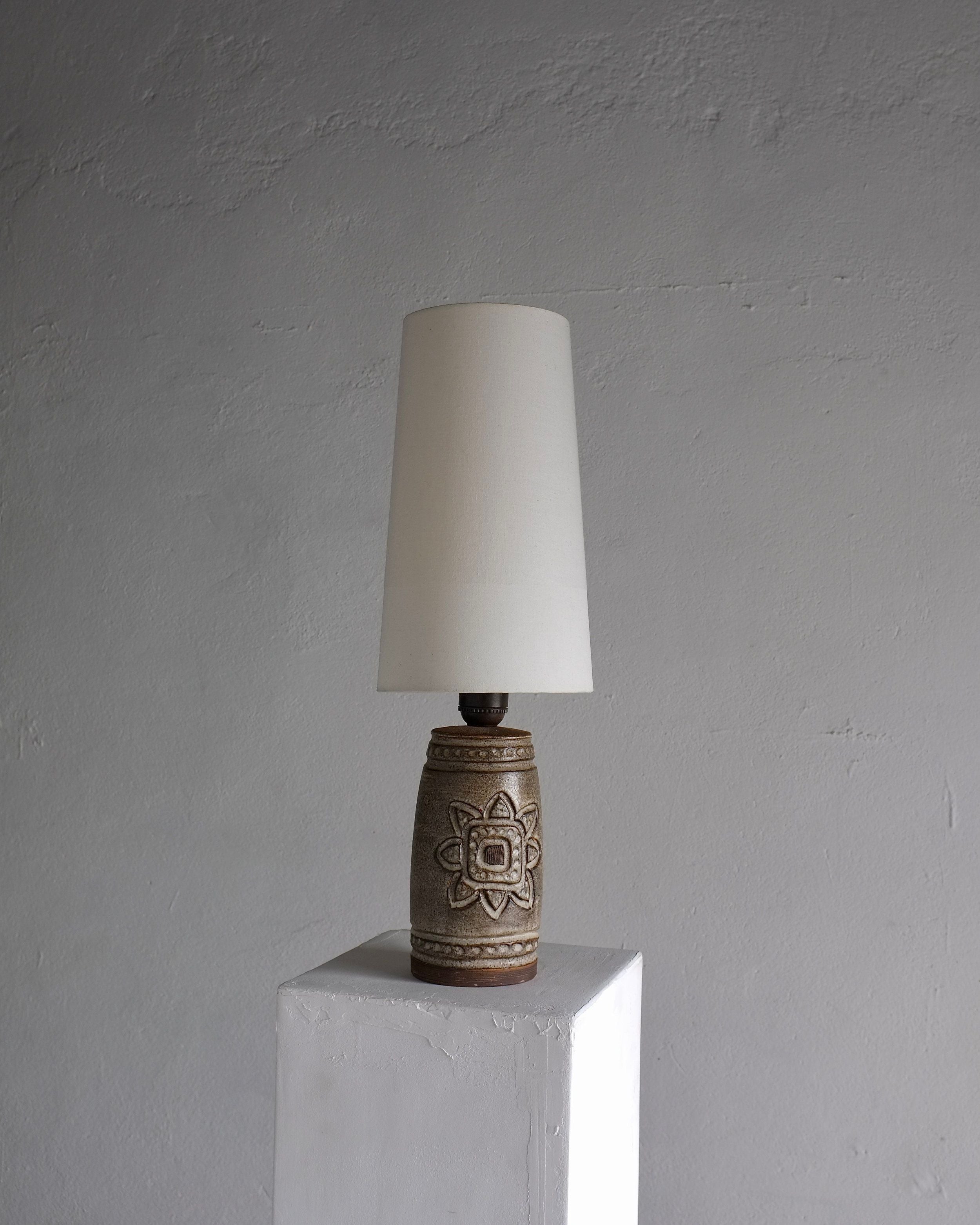 Mid-Century Stoneware Table Lamp by Irma Yourstone