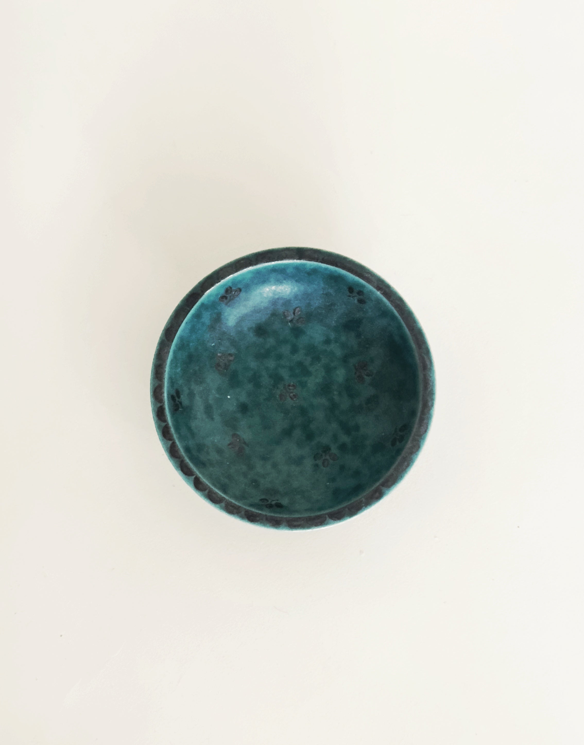 Bol sur pied Gustavsberg Argenta par Wilhelm Kåge