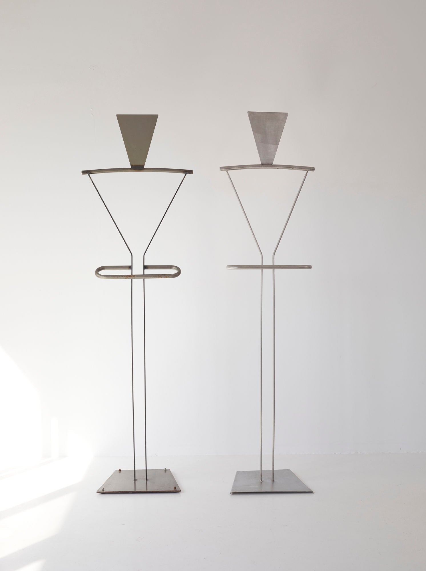 Pair of Metal Valet Stands 1980s