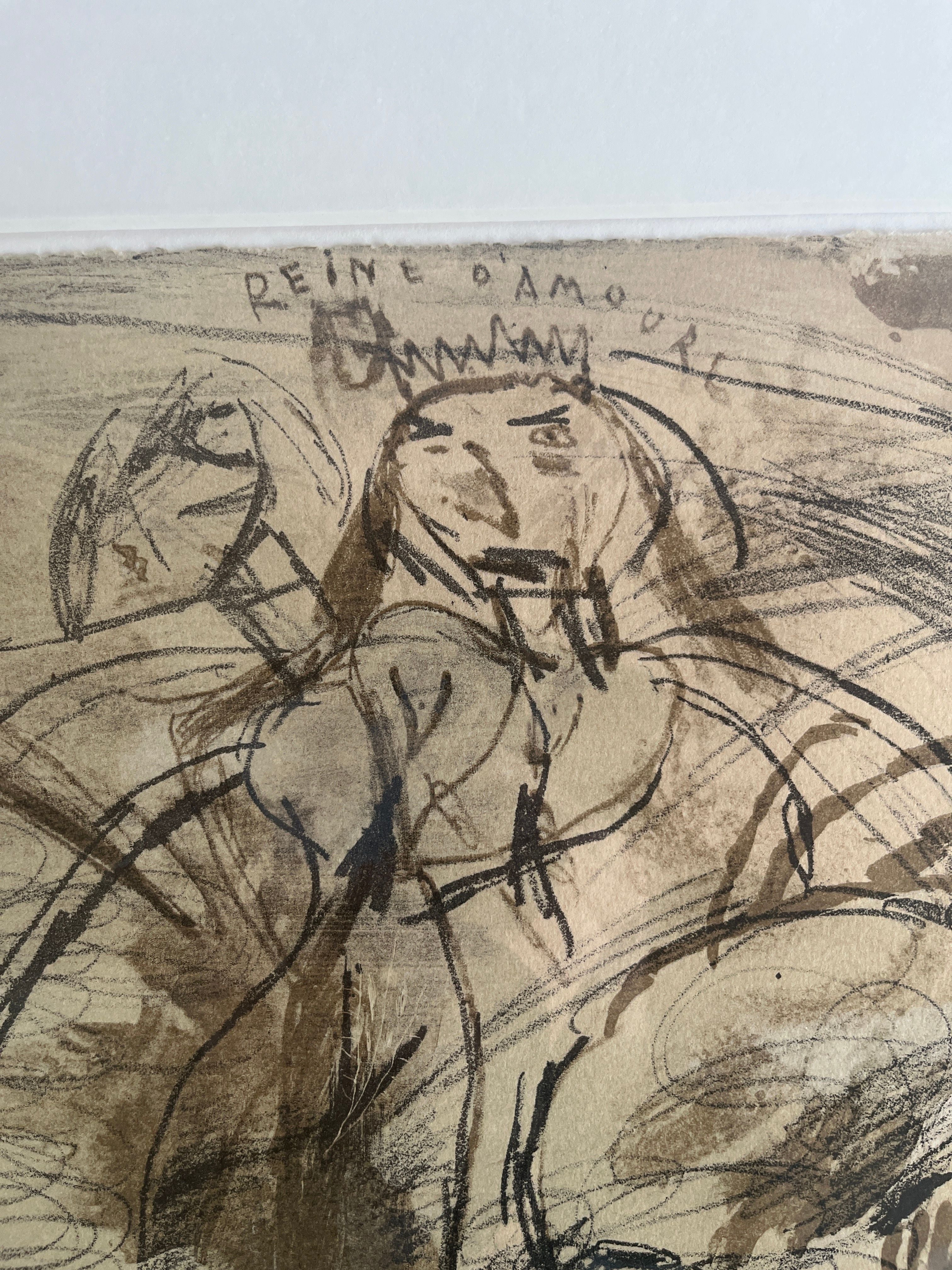 Signed Lithograph by Jacques Flechemuller