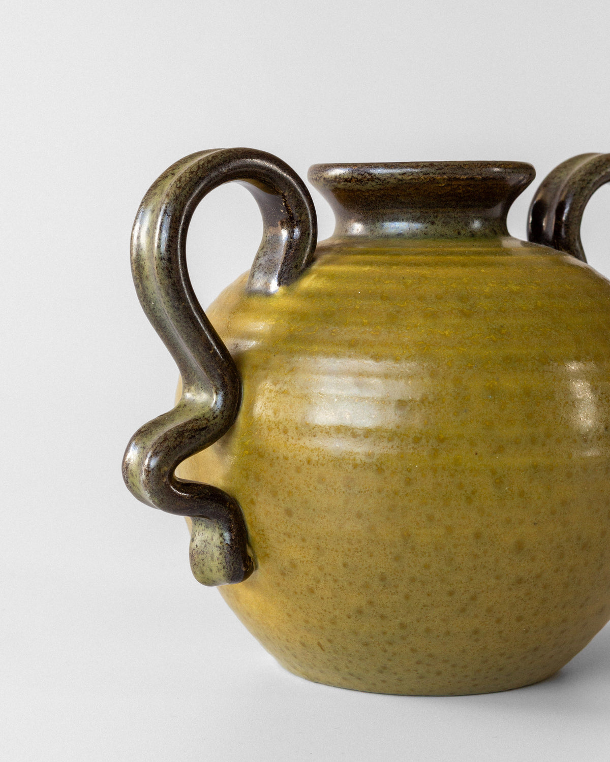Oliv' Vase by Eva Jancke-Bjork, 1940s by Spigel