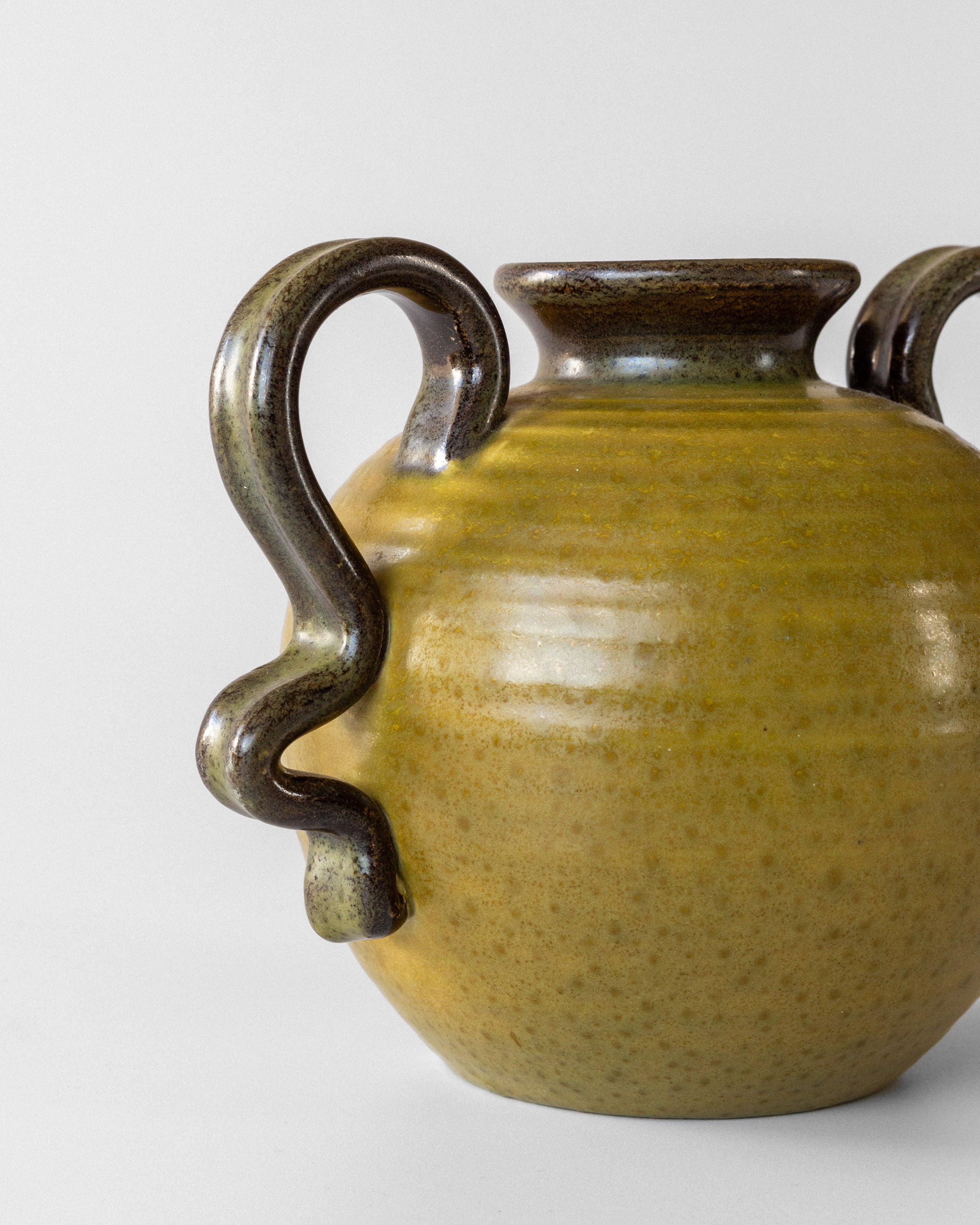 'Oliv' Vase by Eva Jancke-Bjork, 1940s