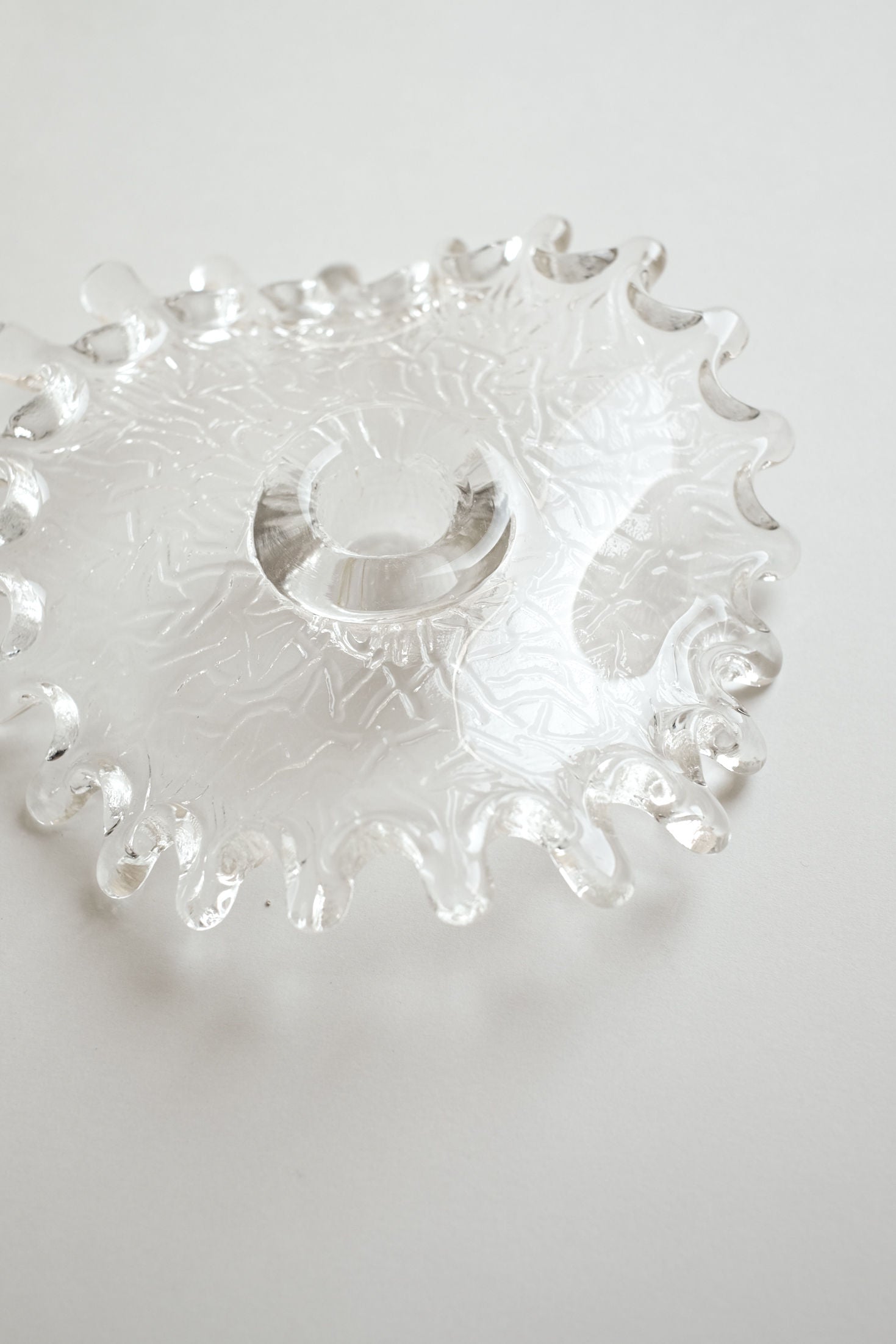 Glass Candle Holder