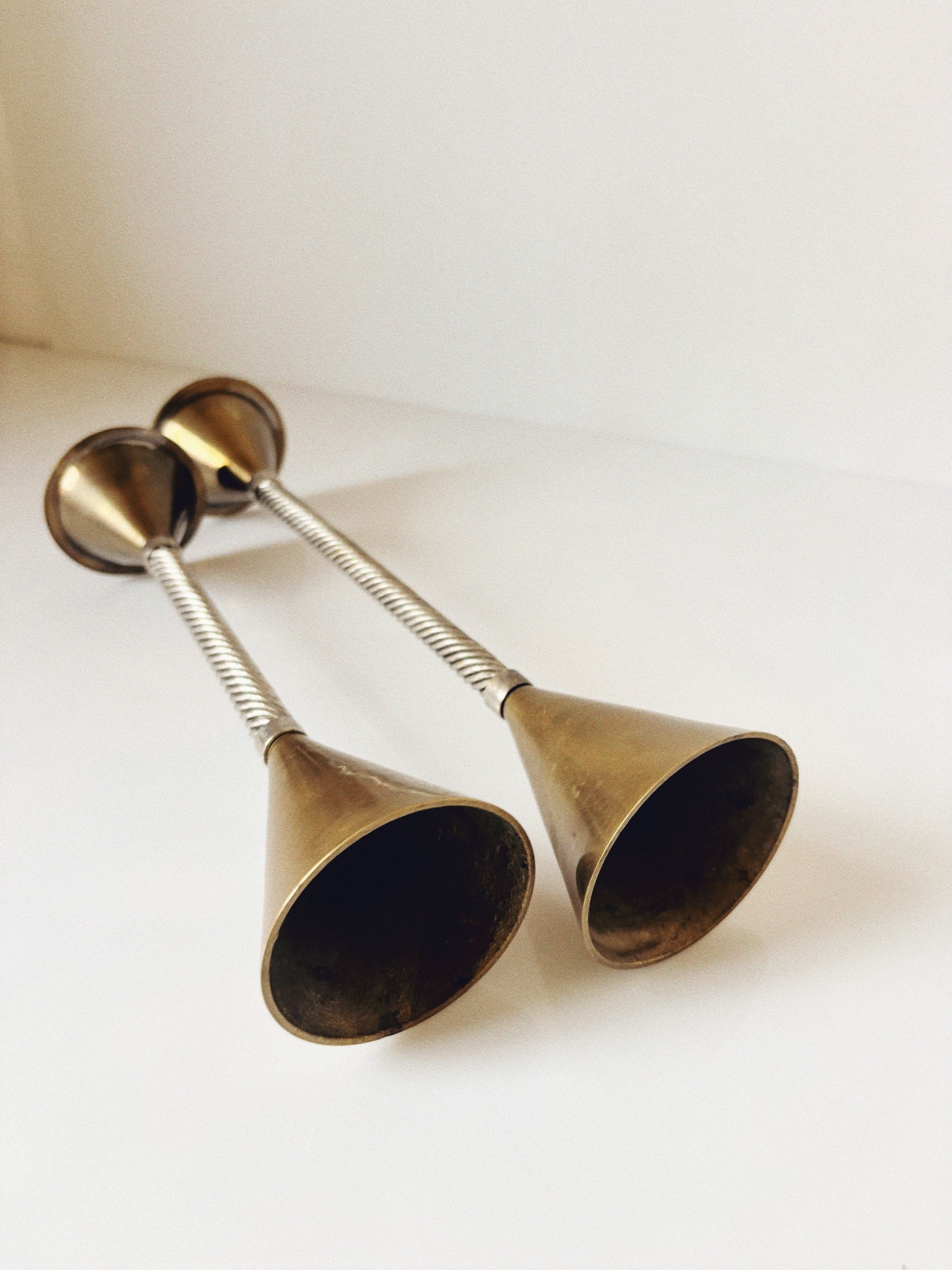 Postmodern Metal Candleholders