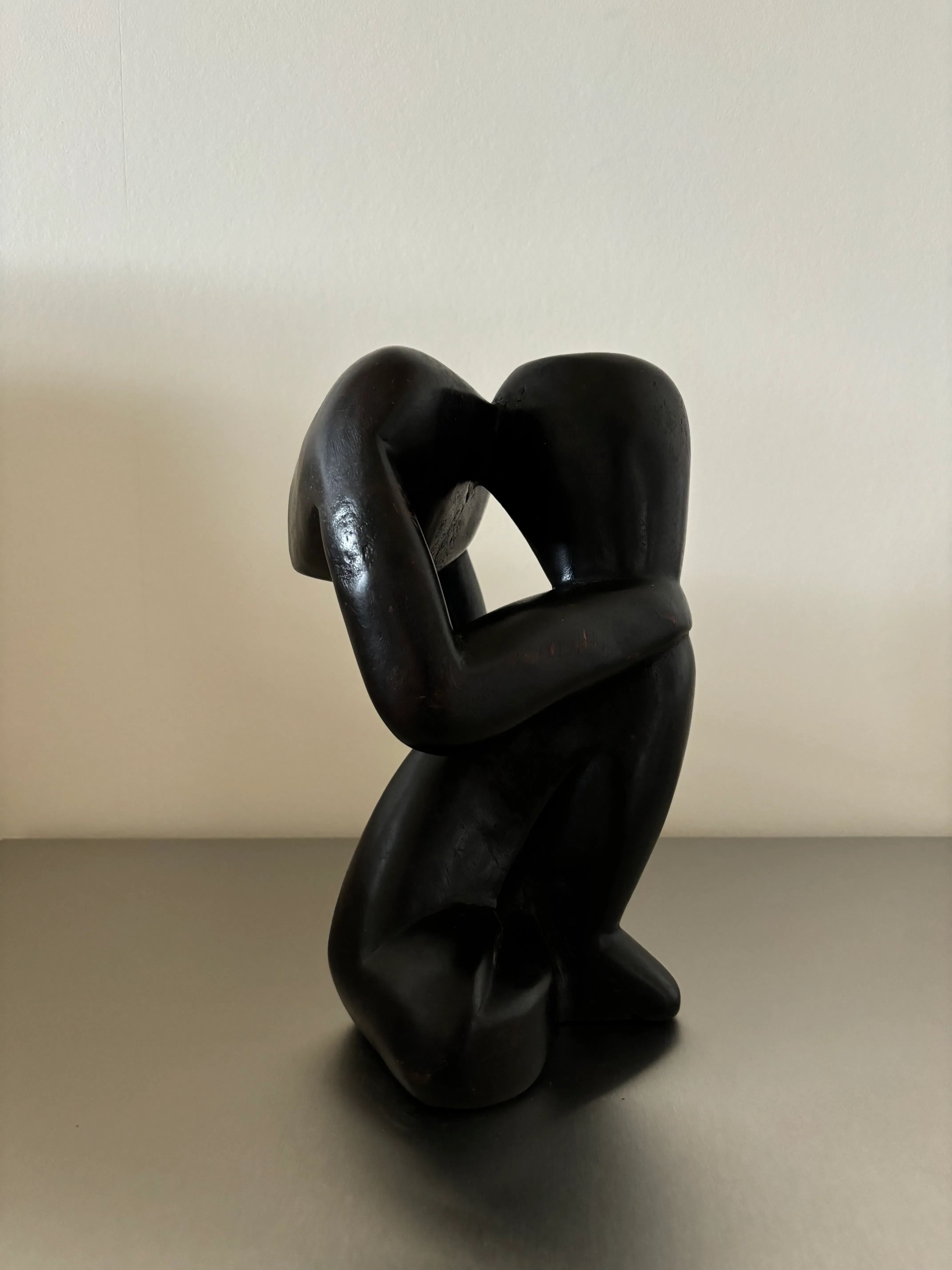 Black Wooden Object Thinker - The Oblist