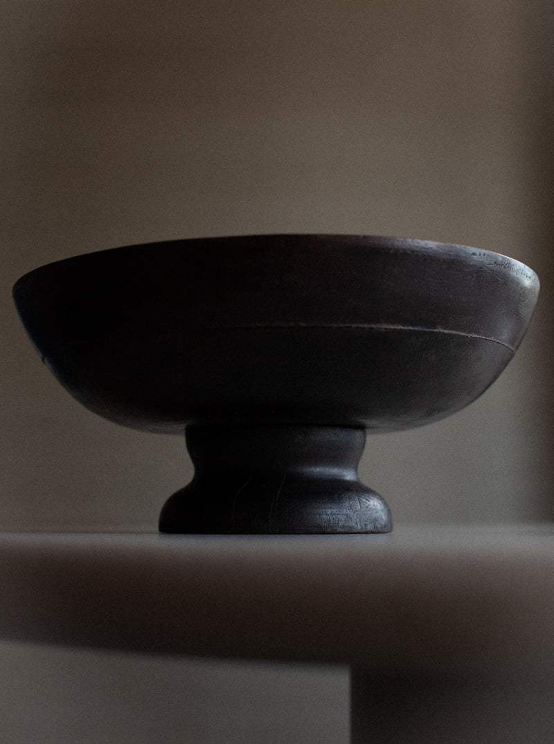 Japanese Wooden Bowl with Cherry Blossom Design, Handcrafted Traditional Kitchenware 