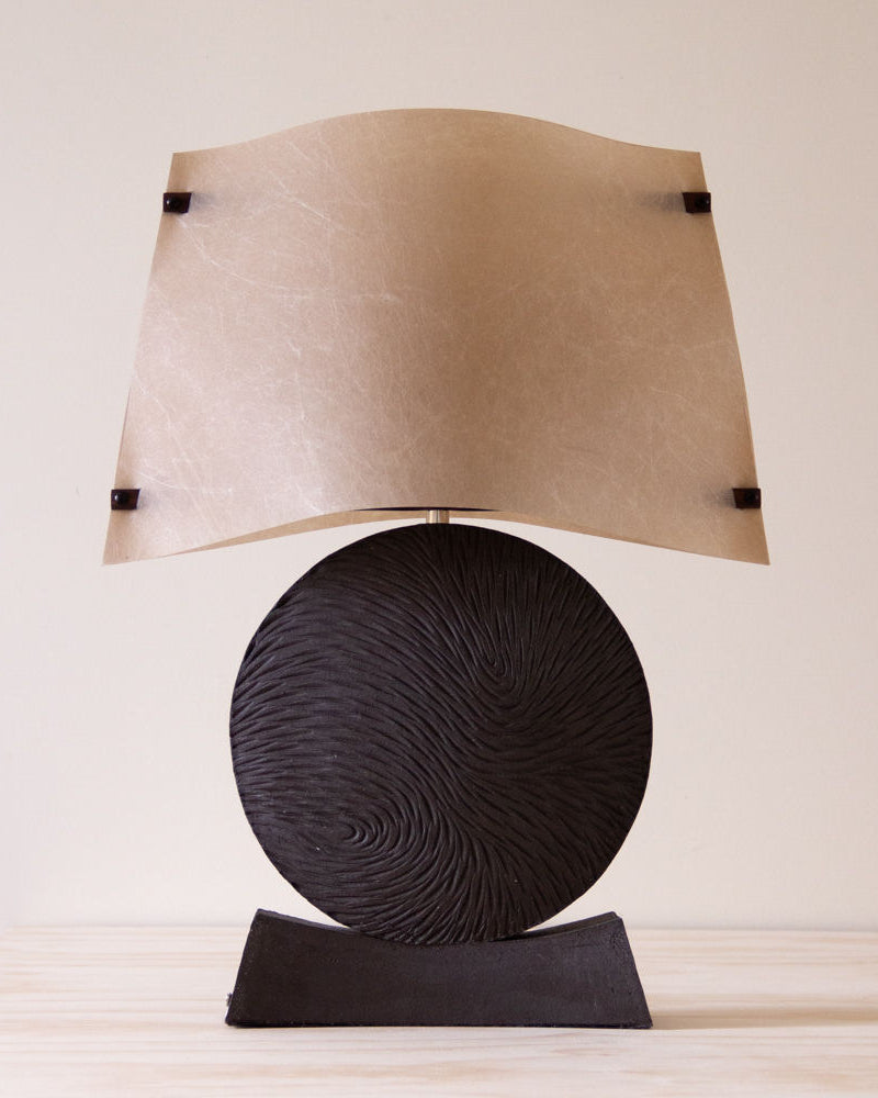 'Silverside' Table Lamp, Large — side angle