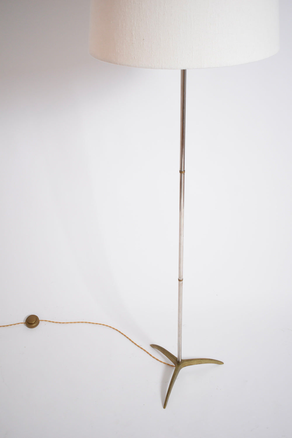 Tripod Floor Lamp attributed to Maison Jansen, 1960s