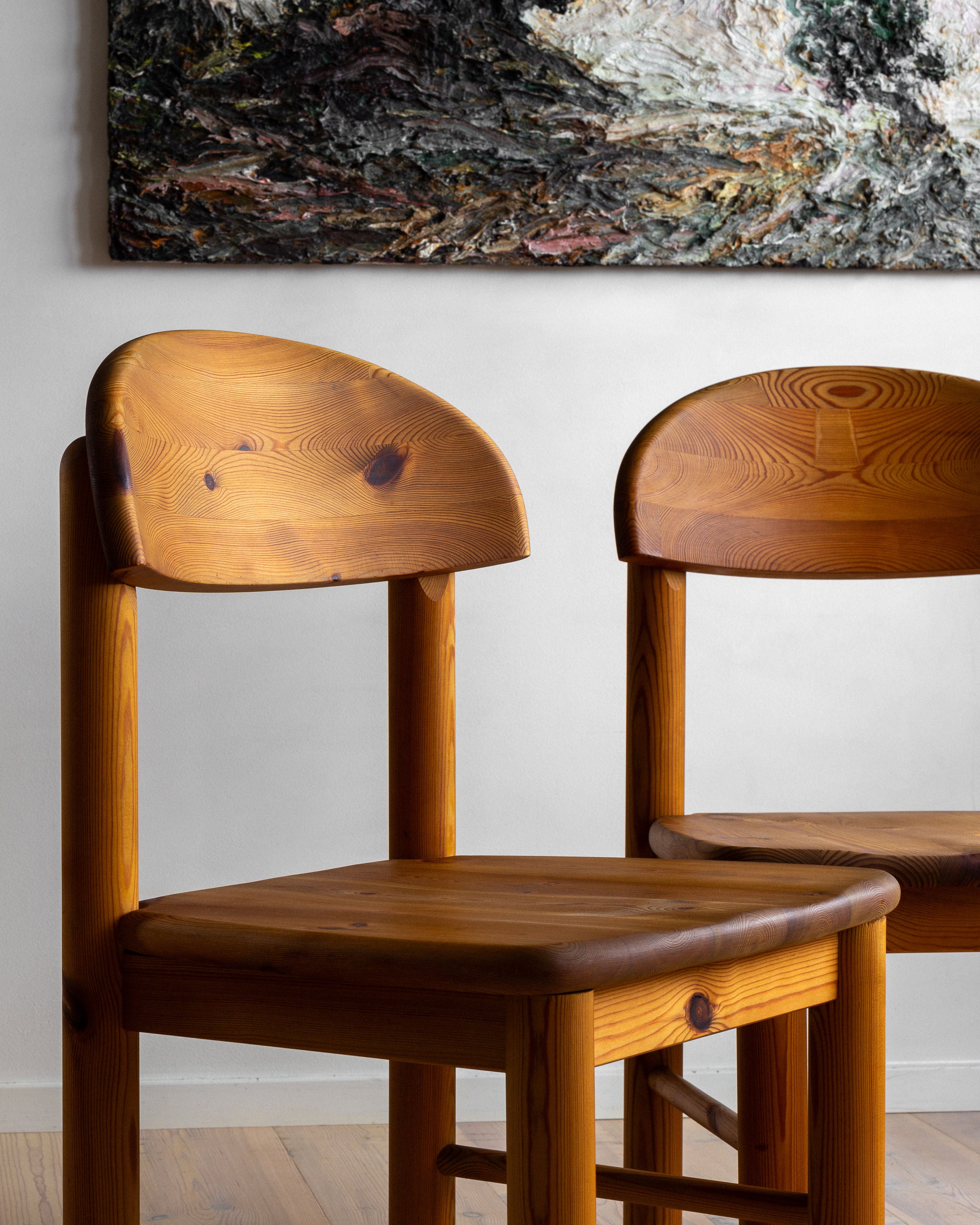 4 Pine Chair Rainer Daumiller Denmark 1970s | The Oblist
