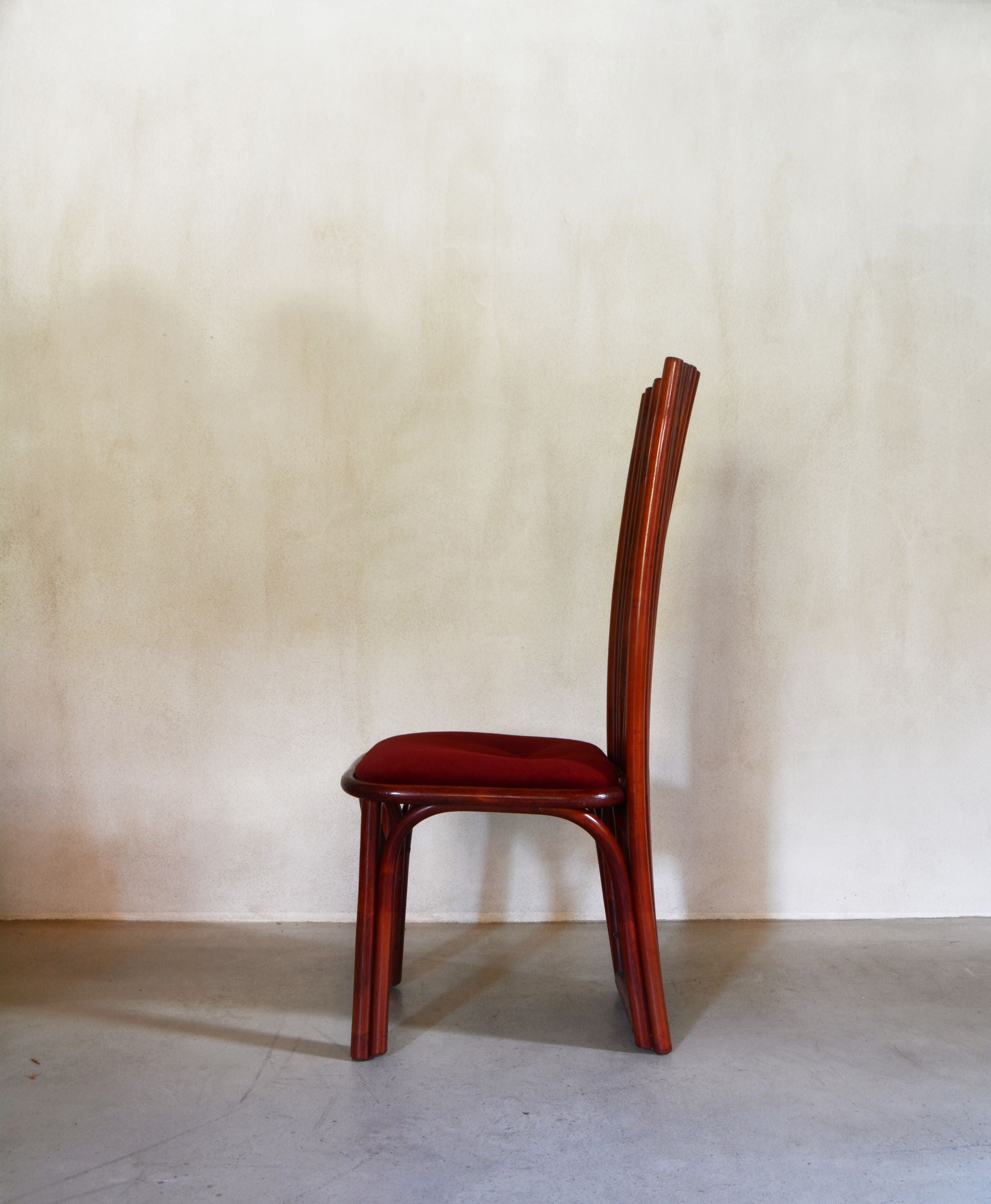 Set of 4 Vivai del Sud Chairs, ca 1970s