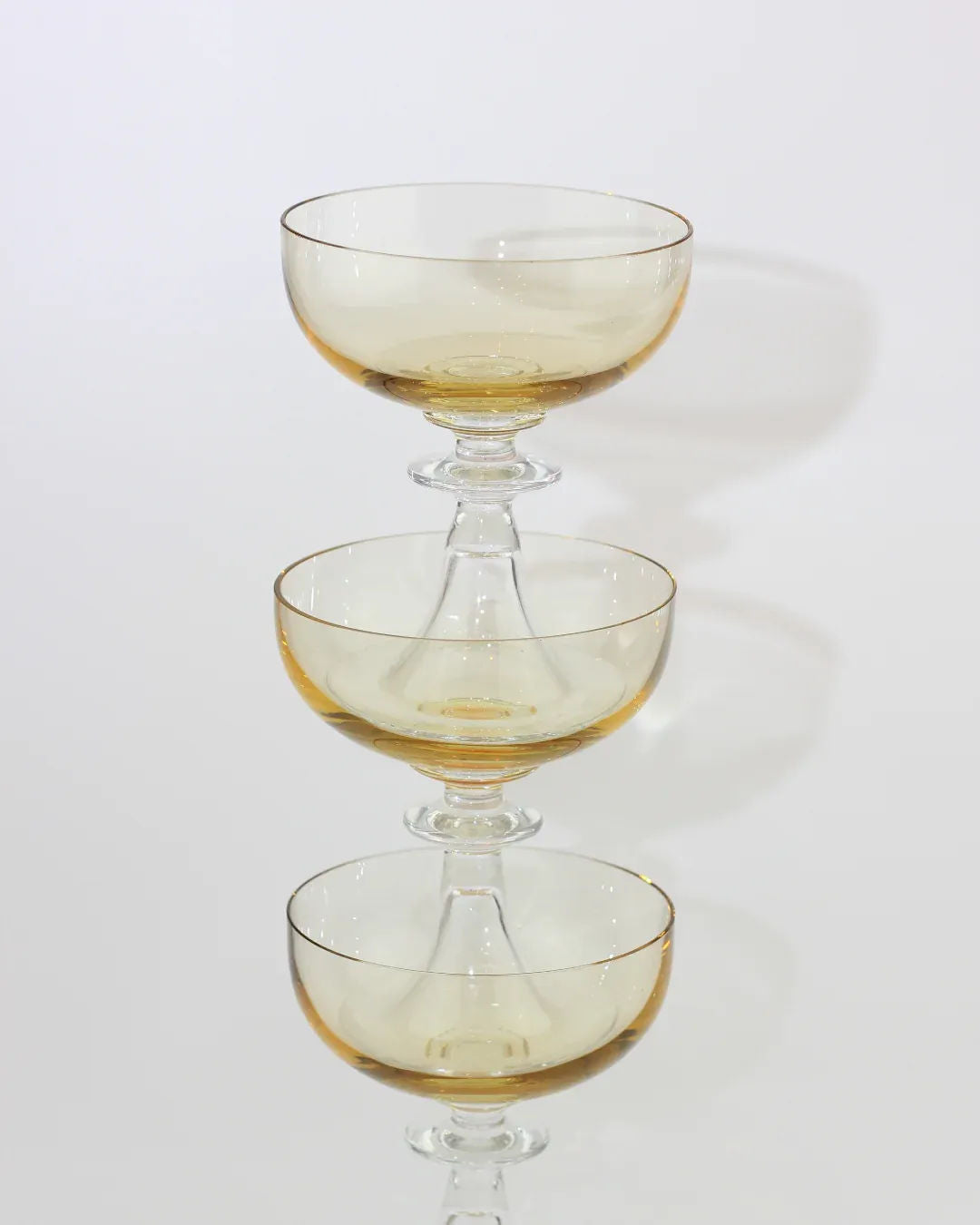 Set of Three Crystal Glasses