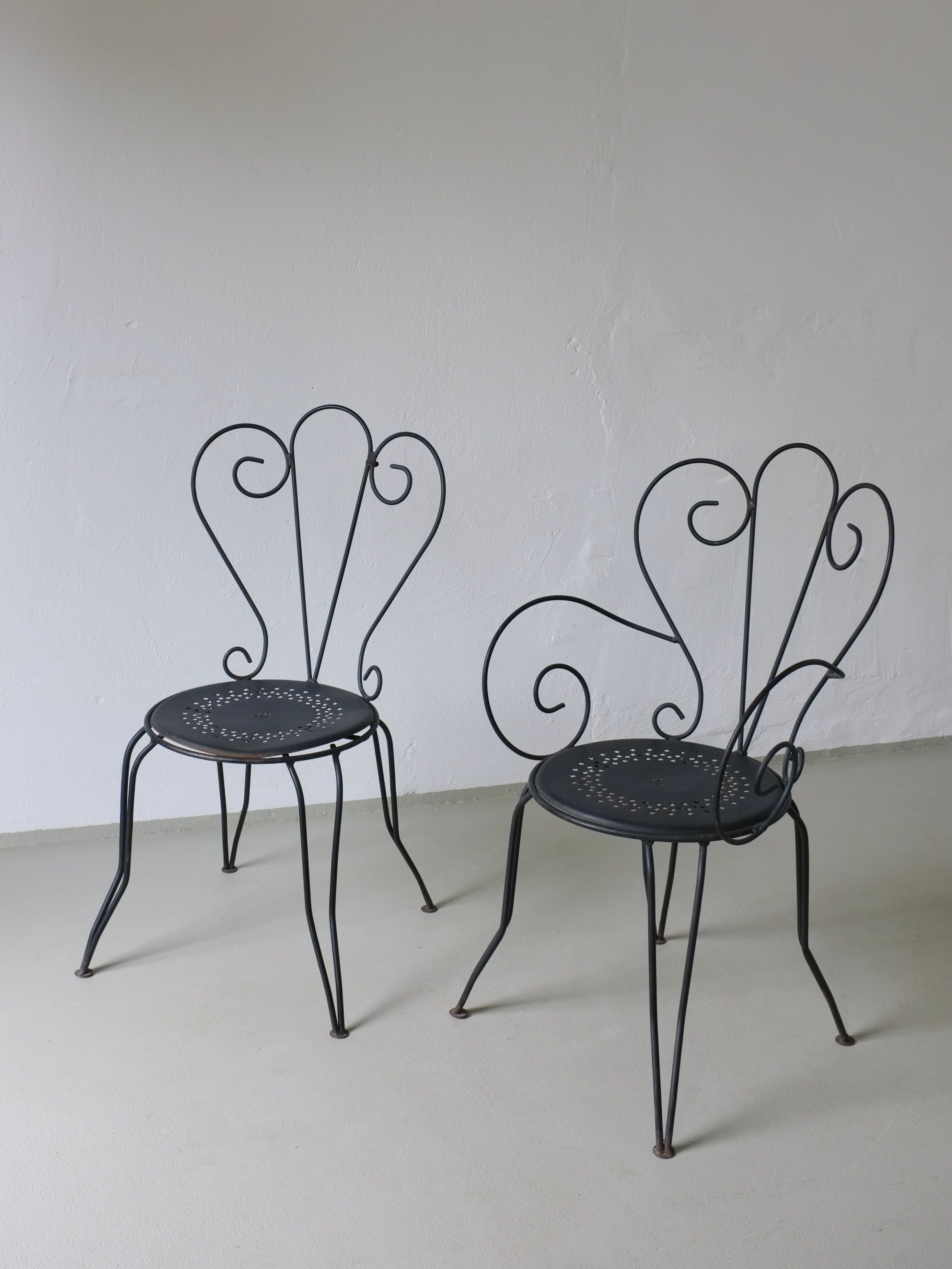 Wrought Iron Garden Dining Set, 1950s France