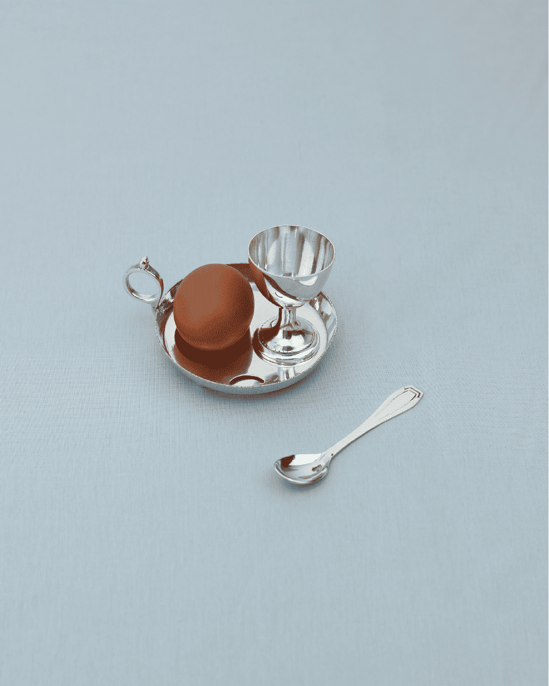 Coquetier avec Plateau et Poignée