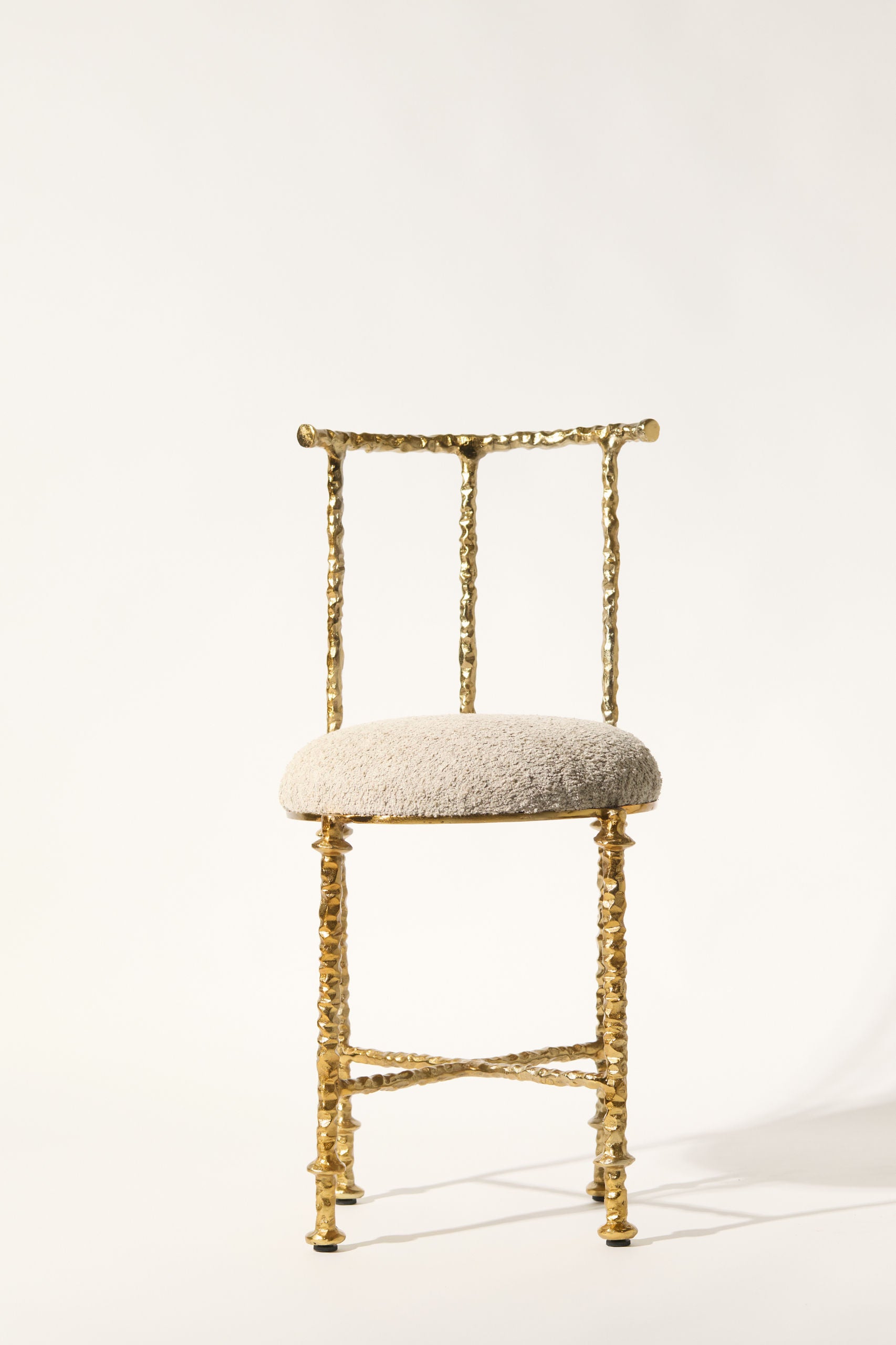 Chaise en aluminium coulé 'Aurelius'