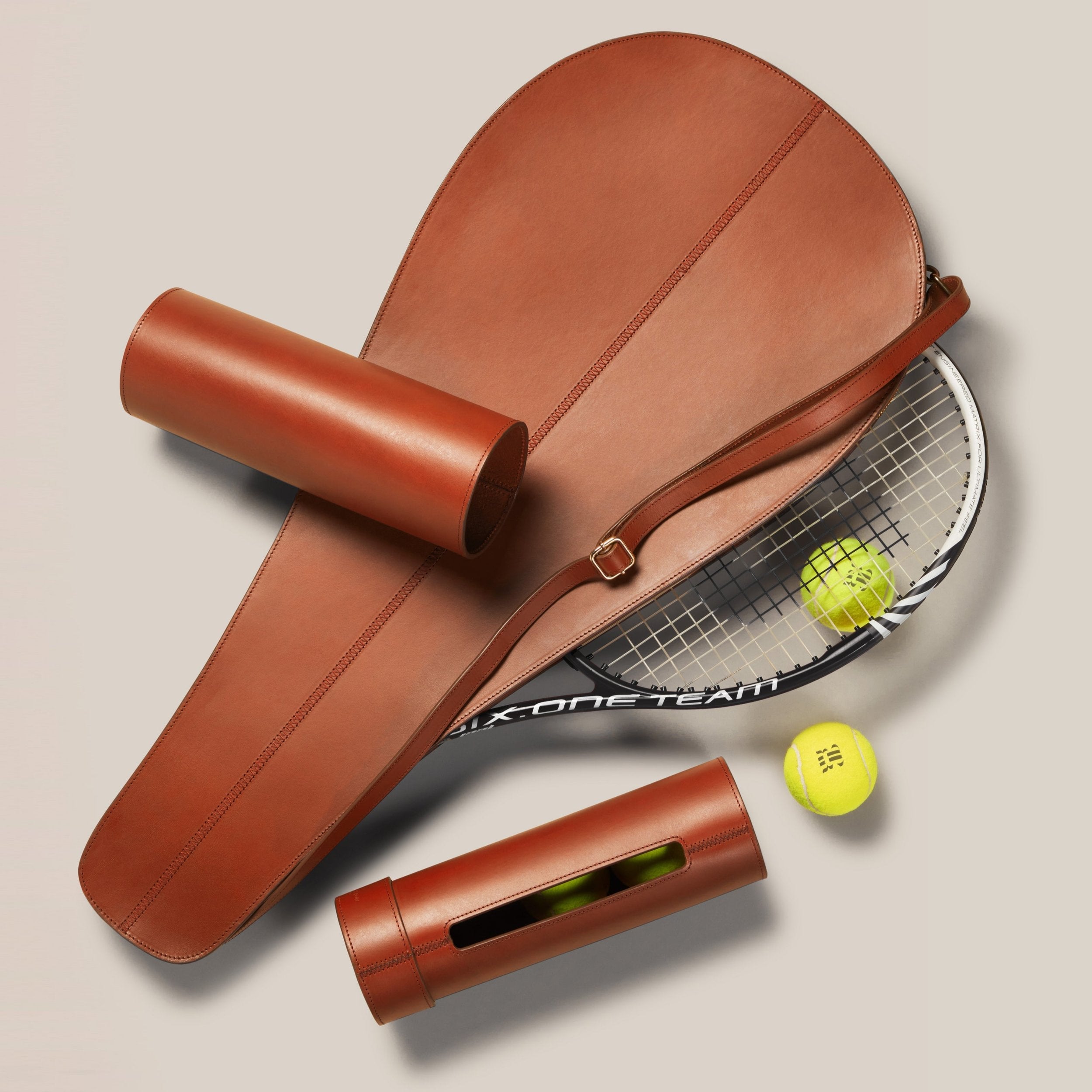 Leather Tennis Gift Set