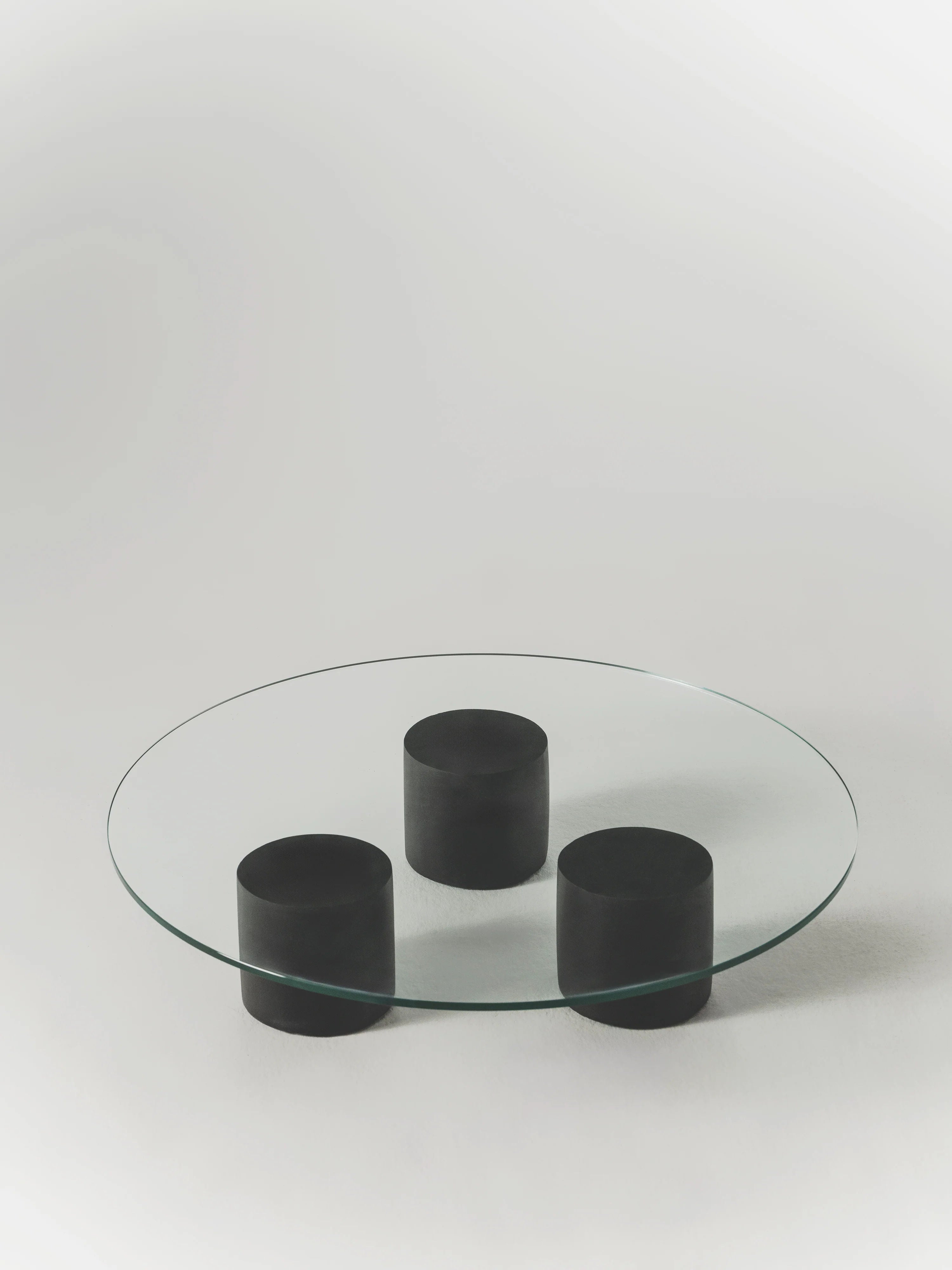 Carmene Glass Coffee Table — close-up