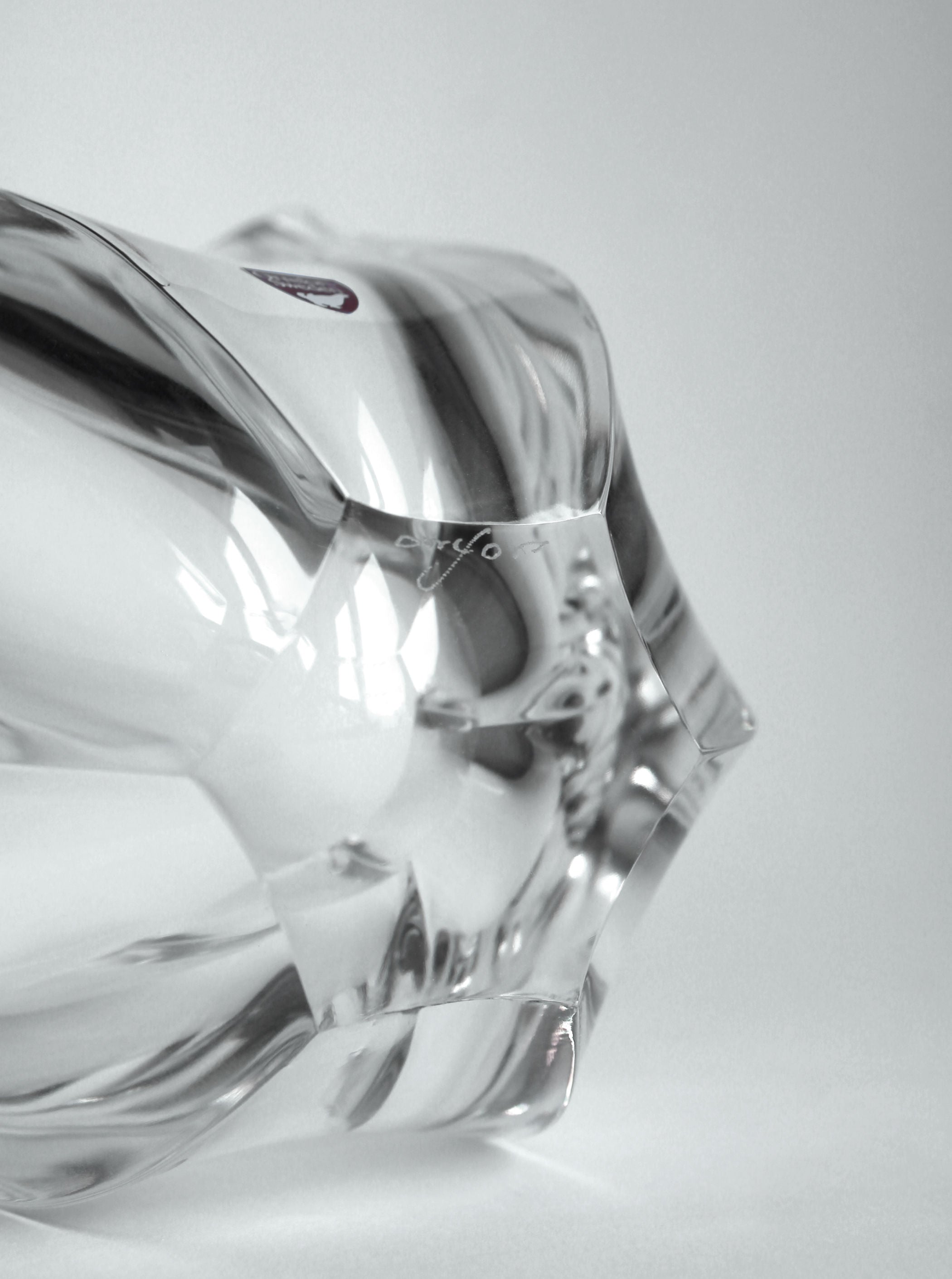 Jan Johansson Clear Crystal "Belle" Bowl